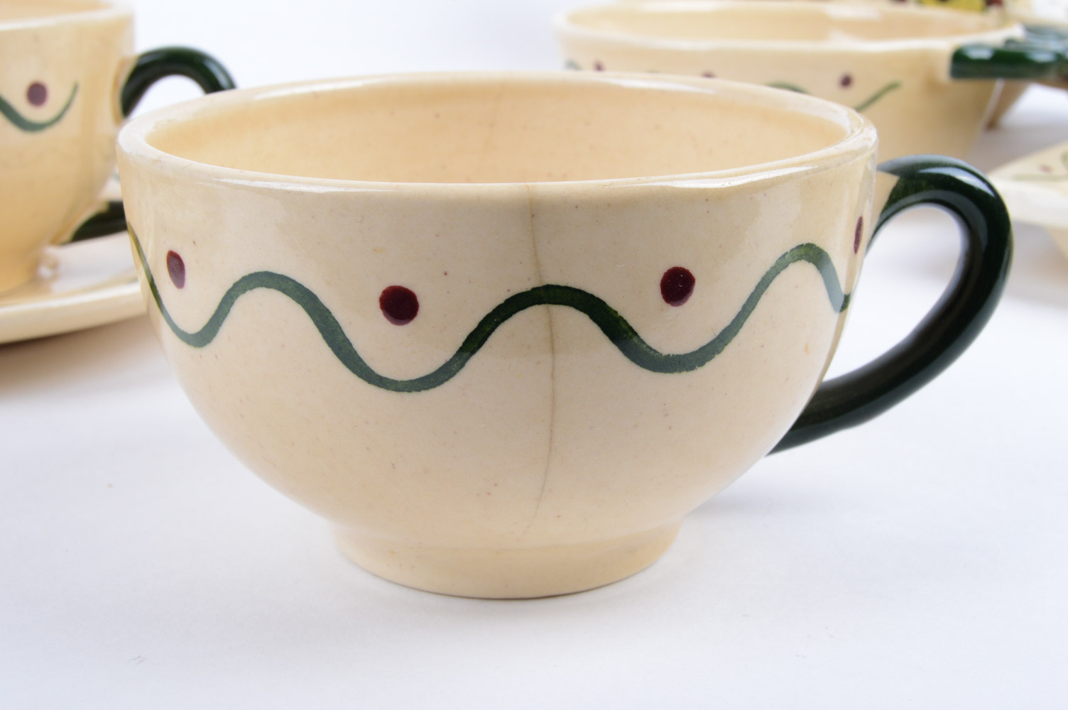 Metlox Poppytrail "California Provincial" Pattern Ceramic Coffee Set