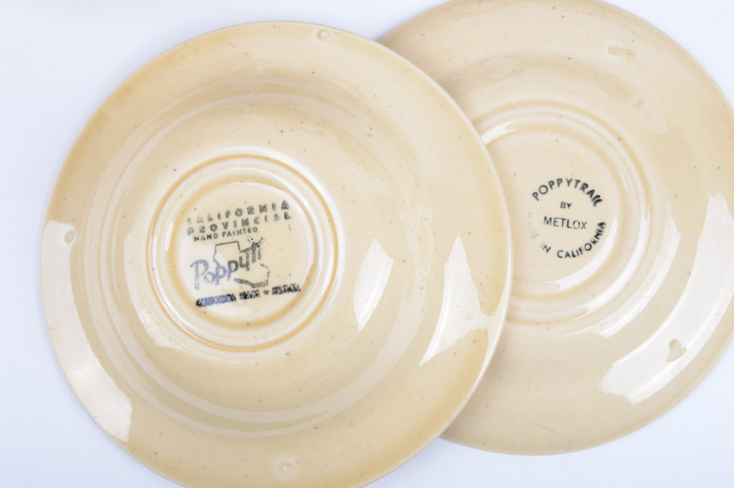 Metlox Poppytrail "California Provincial" Pattern Ceramic Coffee Set