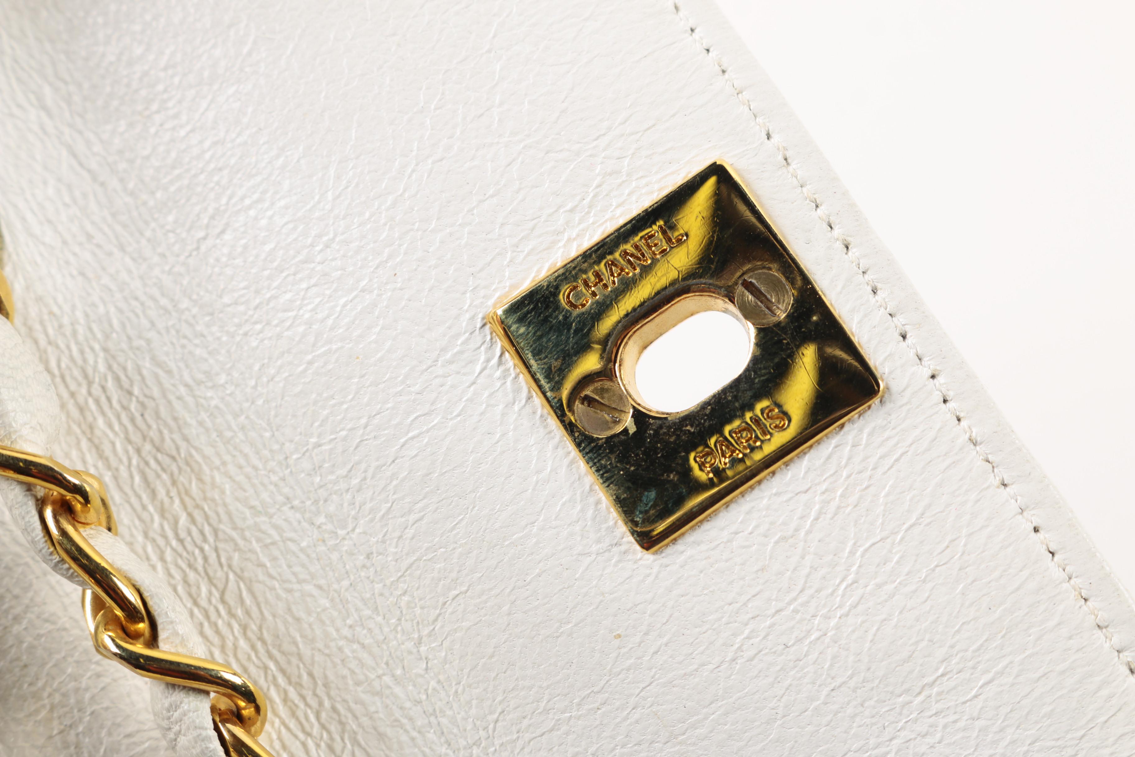 Vintage Chanel Quilted Crossbody Flap Purse