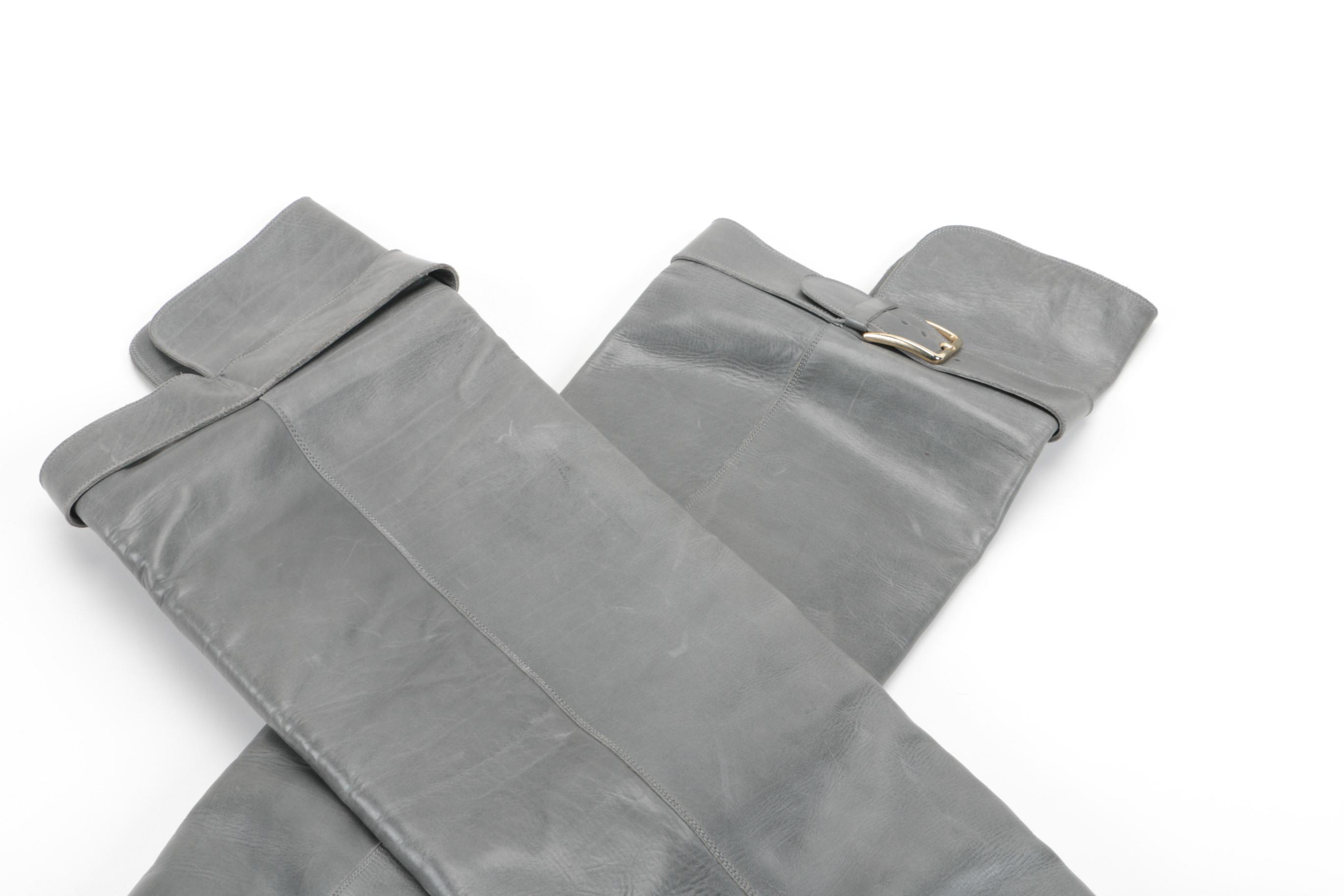 Women's Guido Pasquali Grey Leather Boots