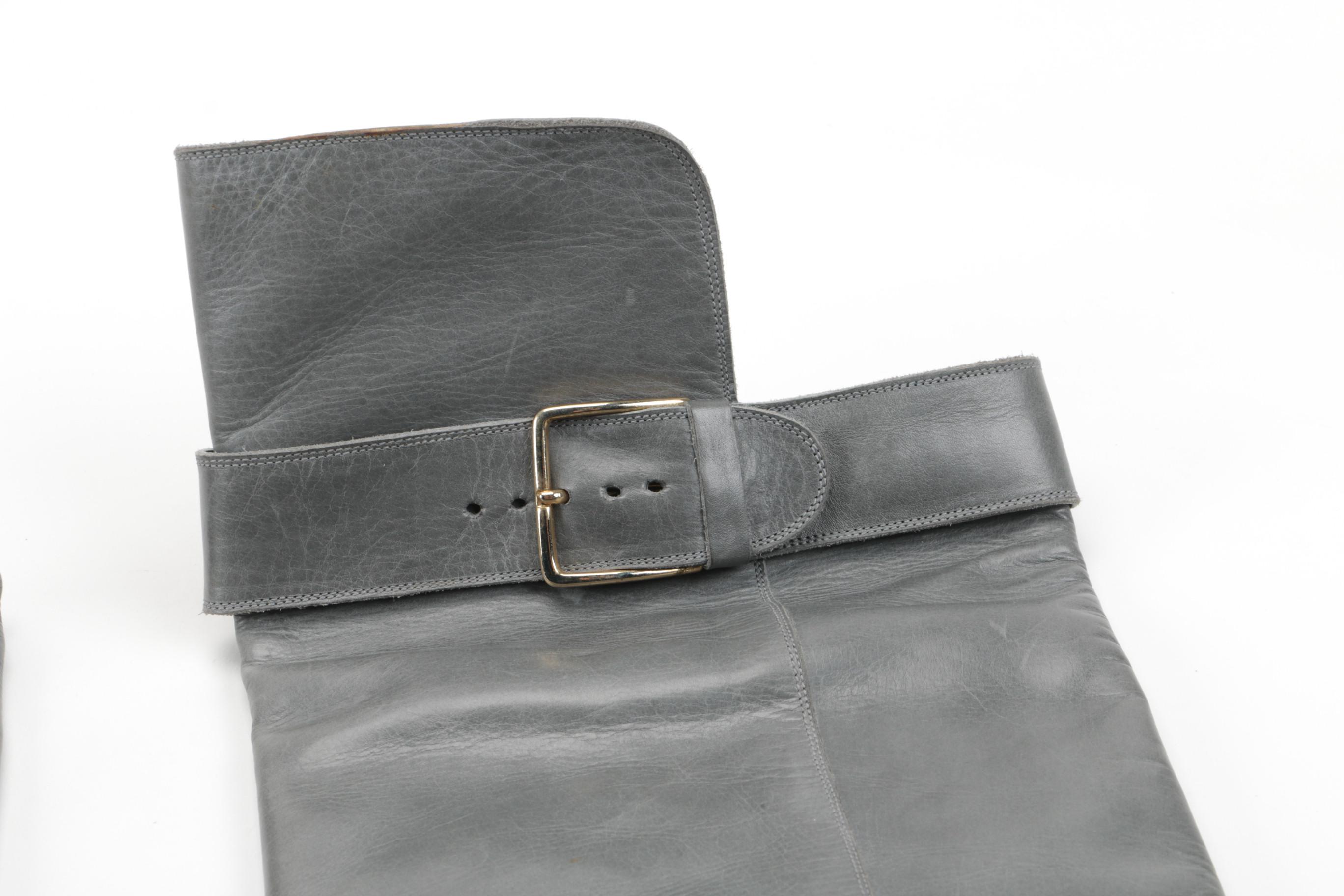 Women's Guido Pasquali Grey Leather Boots