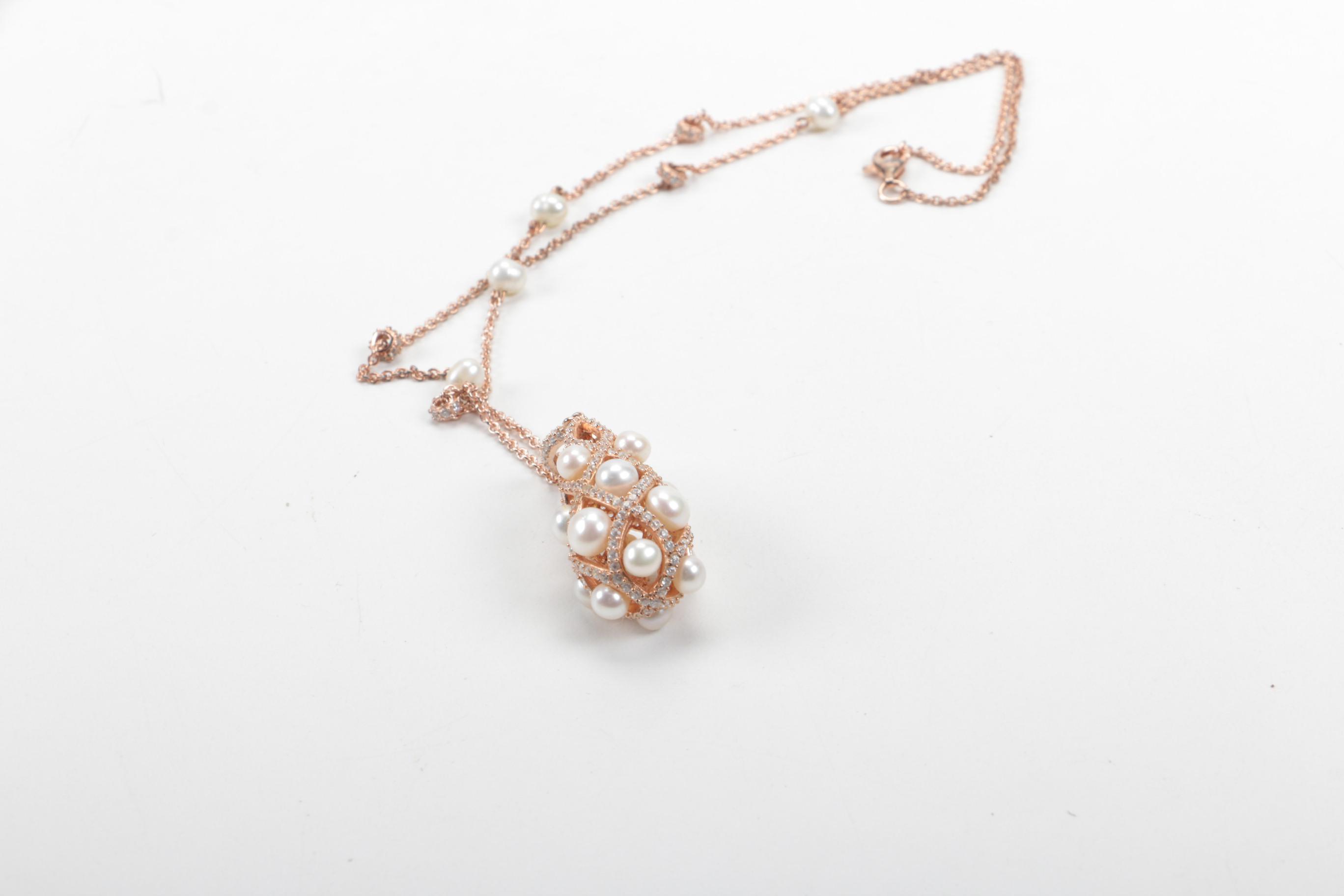 Sterling Silver Jewelry Including Cultured Pearls