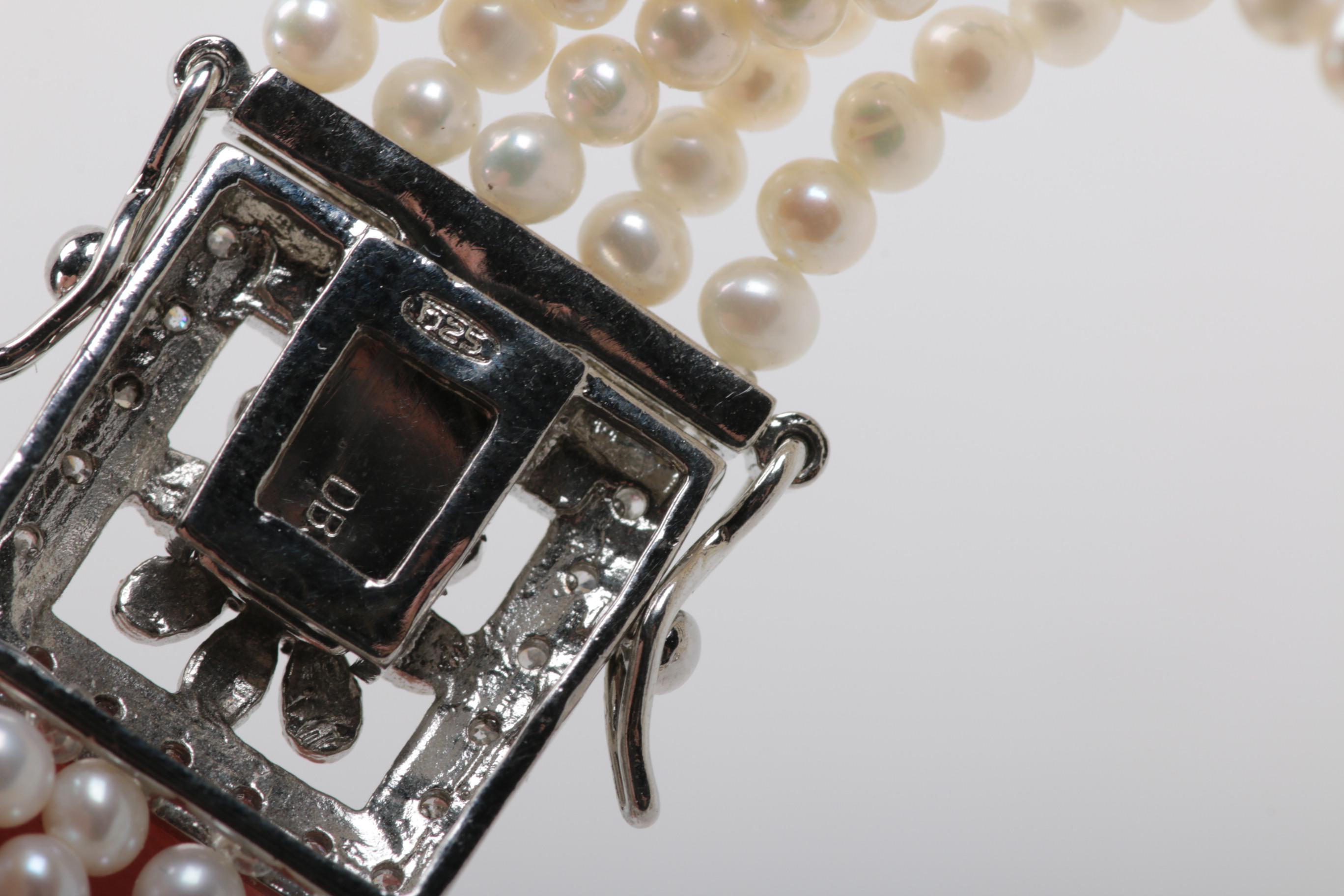 Sterling Silver Jewelry Including Cultured Pearls