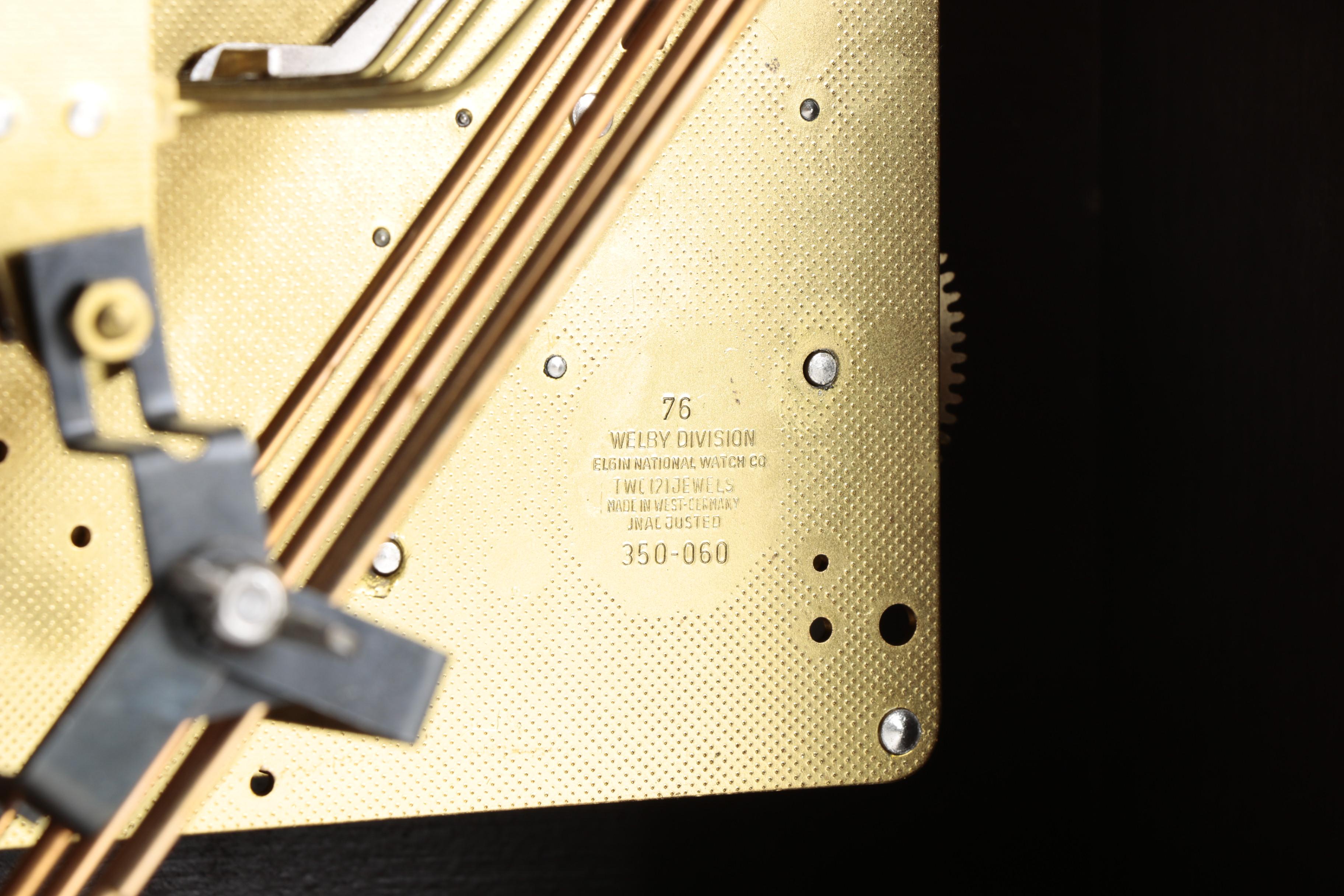 Vintage WelbyWooden Carriage Clock