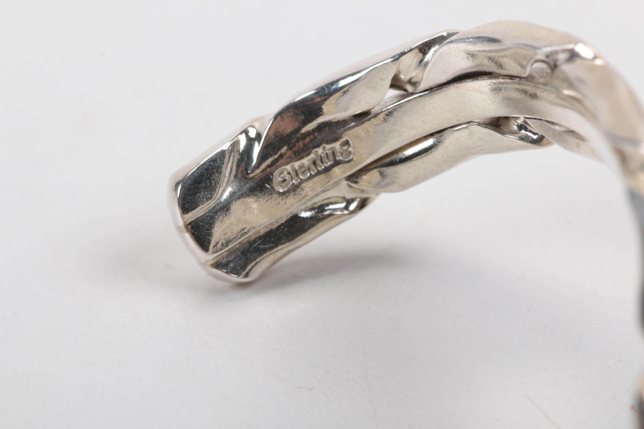 Sterling Silver Bracelets Including Turquoise