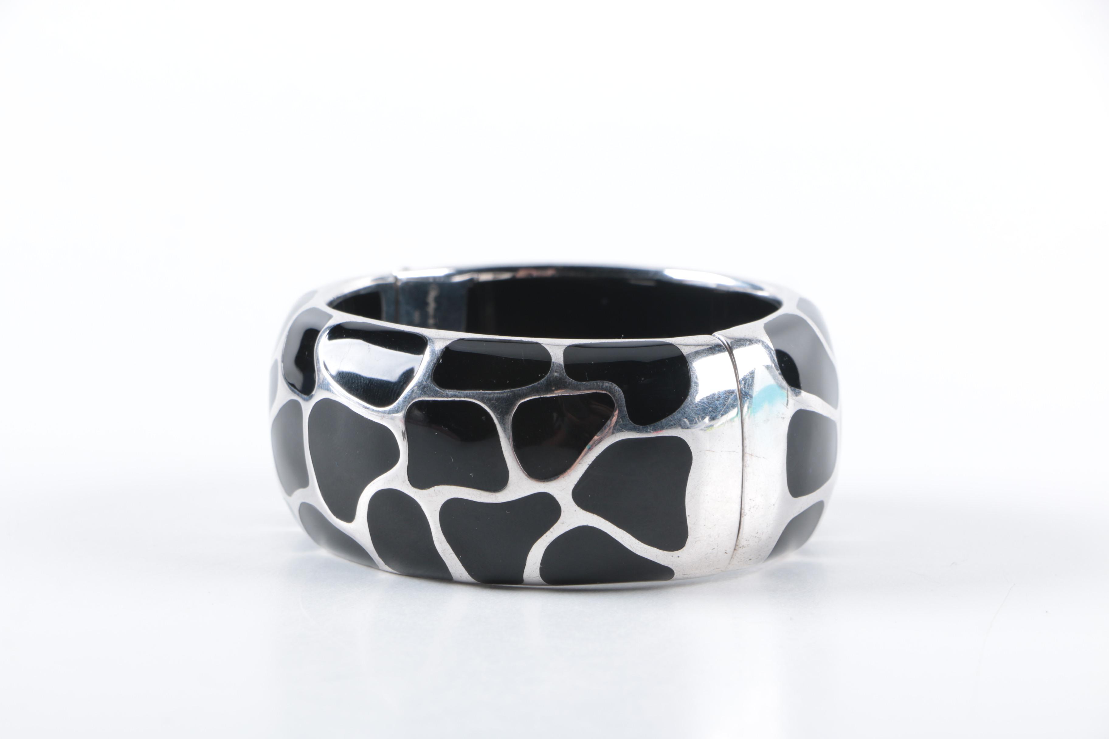 Angelique de Paris Sterling Silver Bangle Bracelet