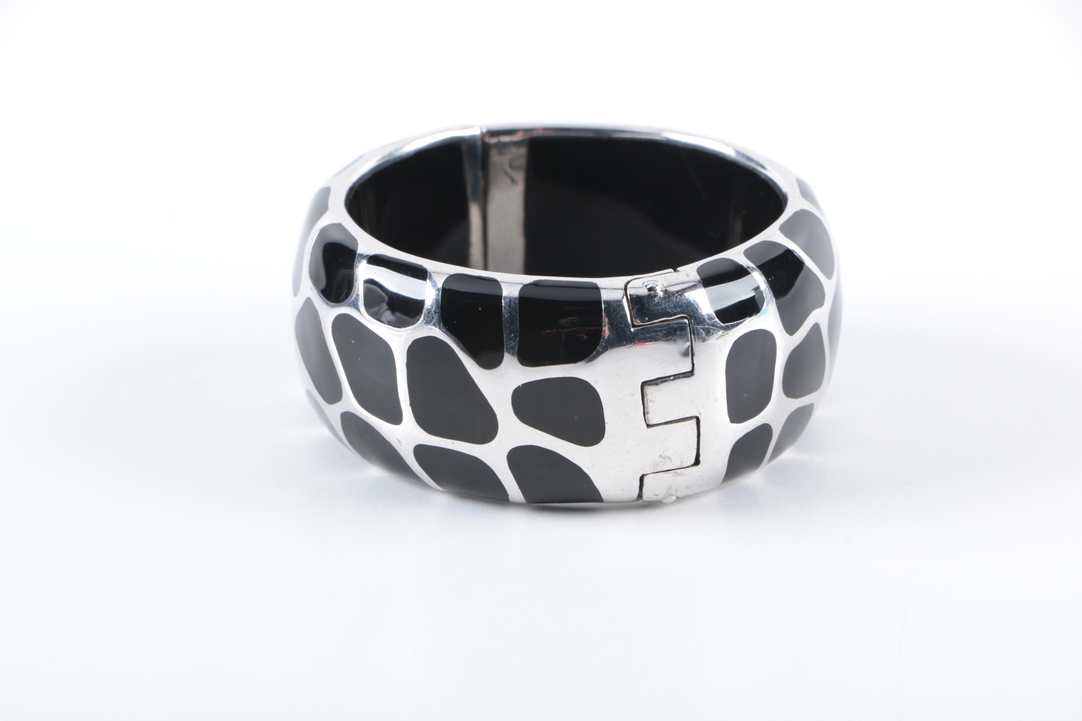 Angelique de Paris Sterling Silver Bangle Bracelet
