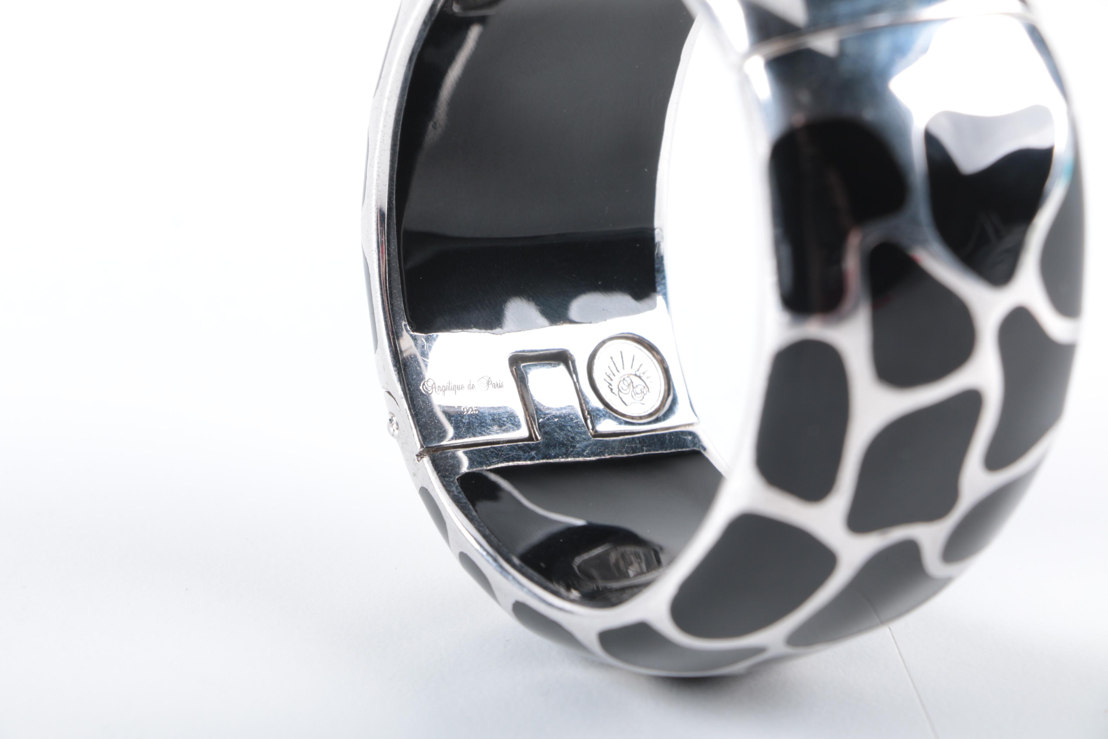 Angelique de Paris Sterling Silver Bangle Bracelet