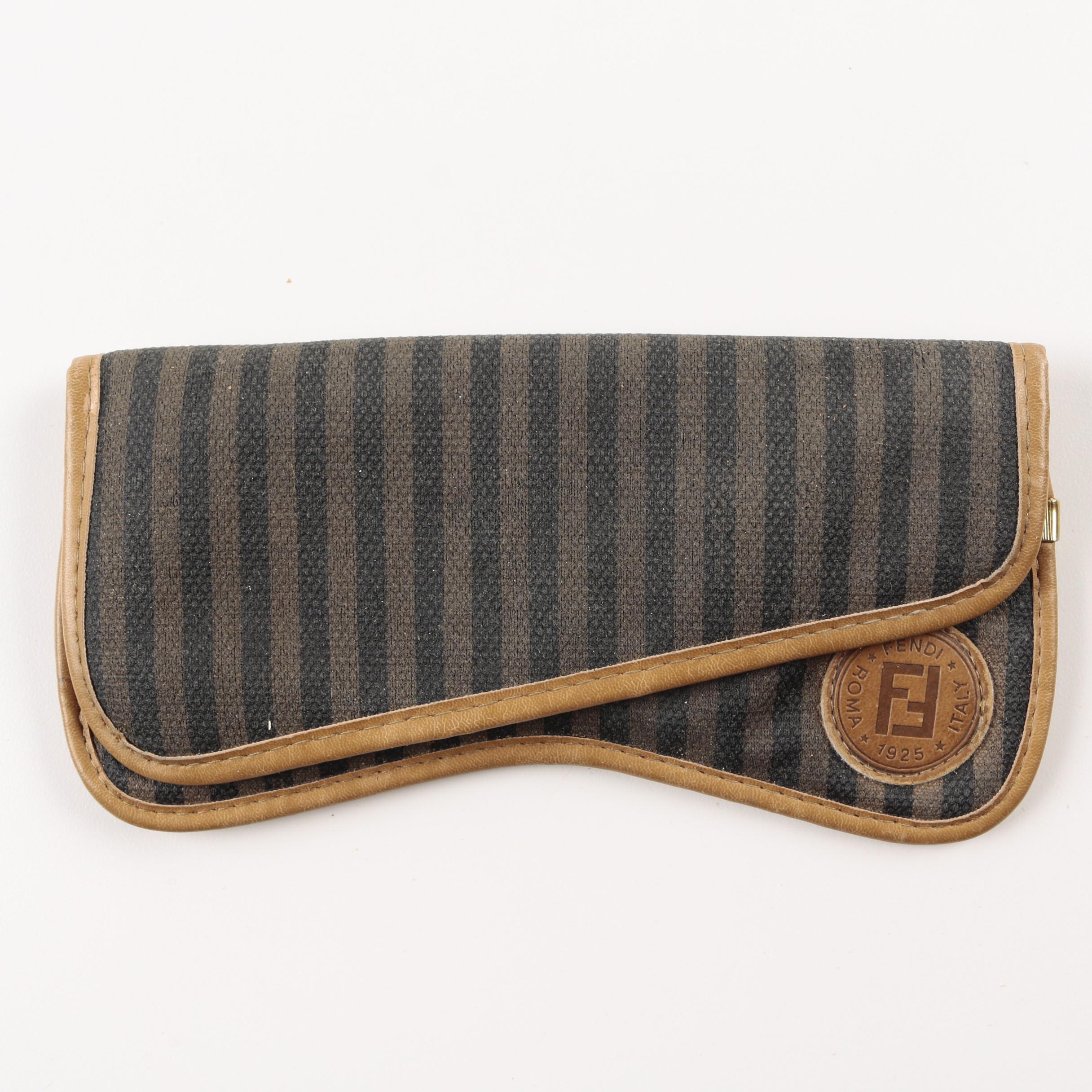 Fendi, Gucci, and St. John Ostrich Skin Eyewear Cases