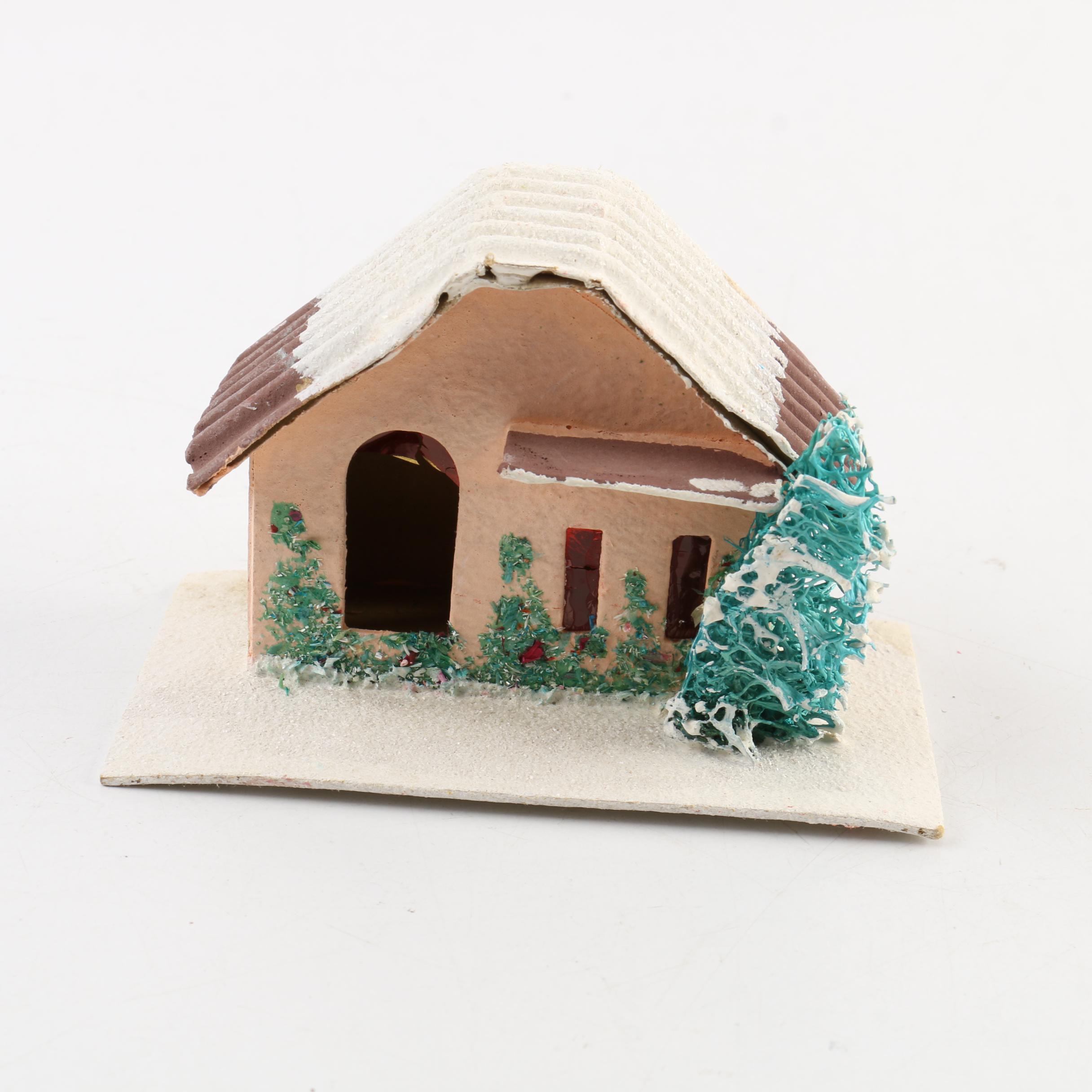 Vintage Putz Style Houses