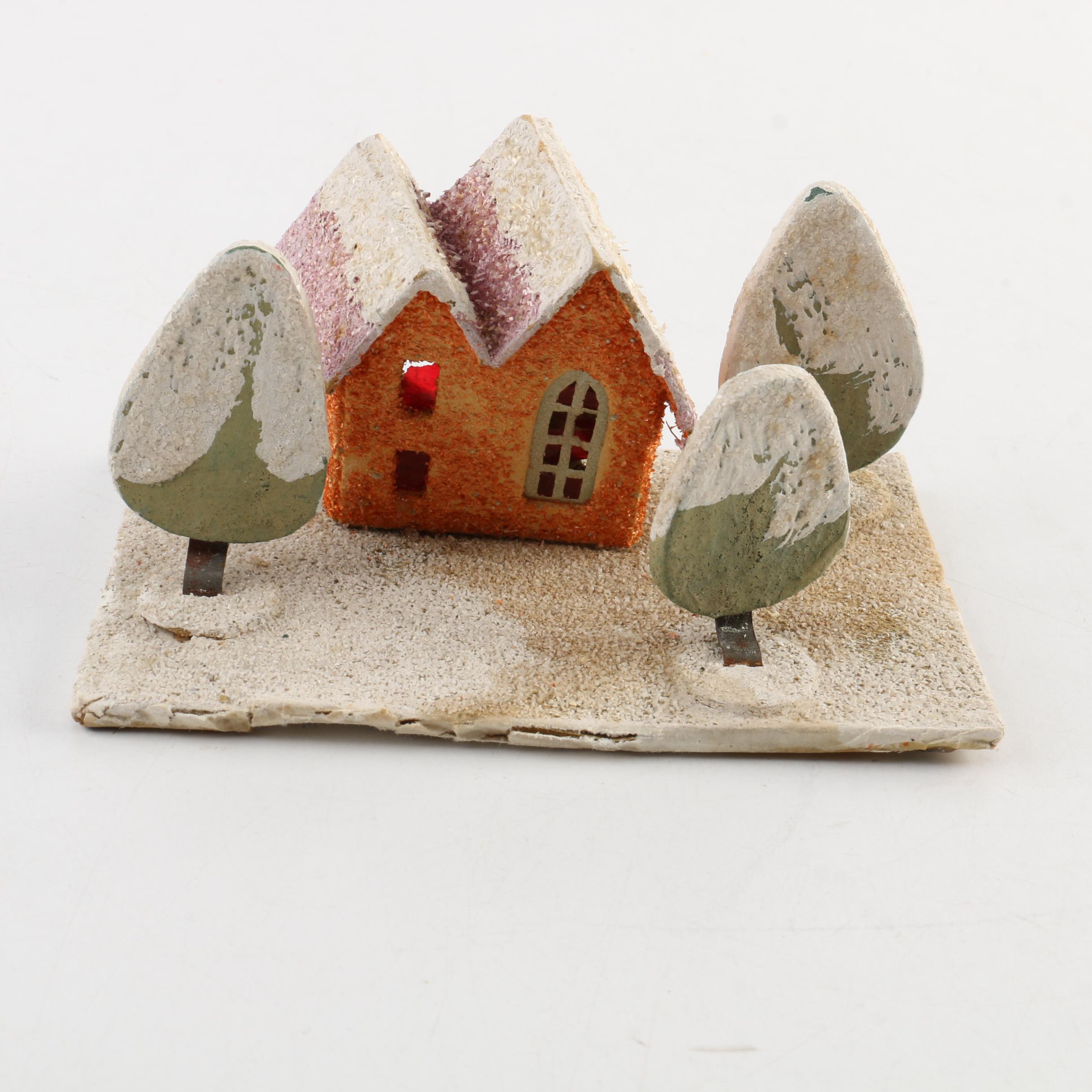 Vintage Putz Style Houses