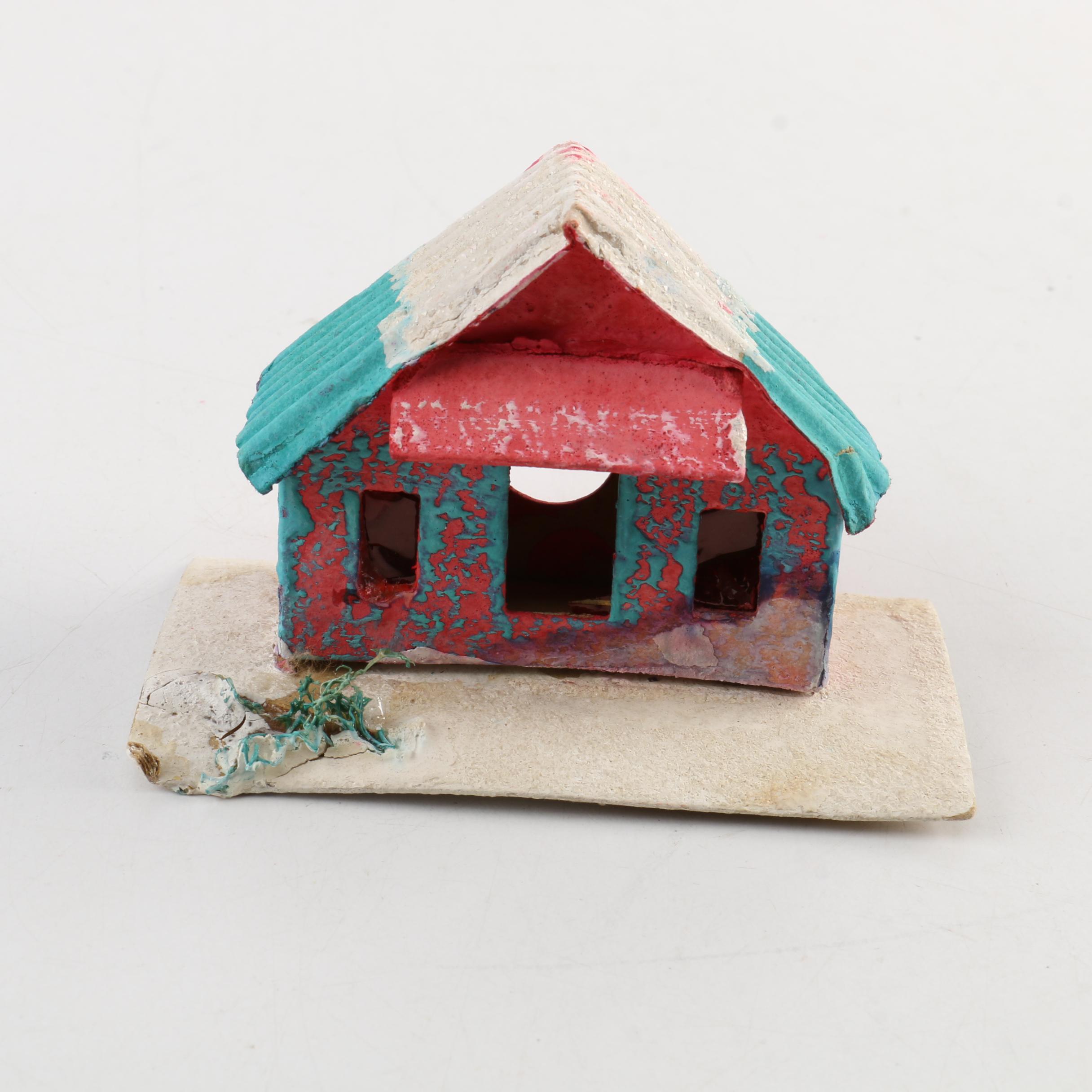 Vintage Putz Style Houses