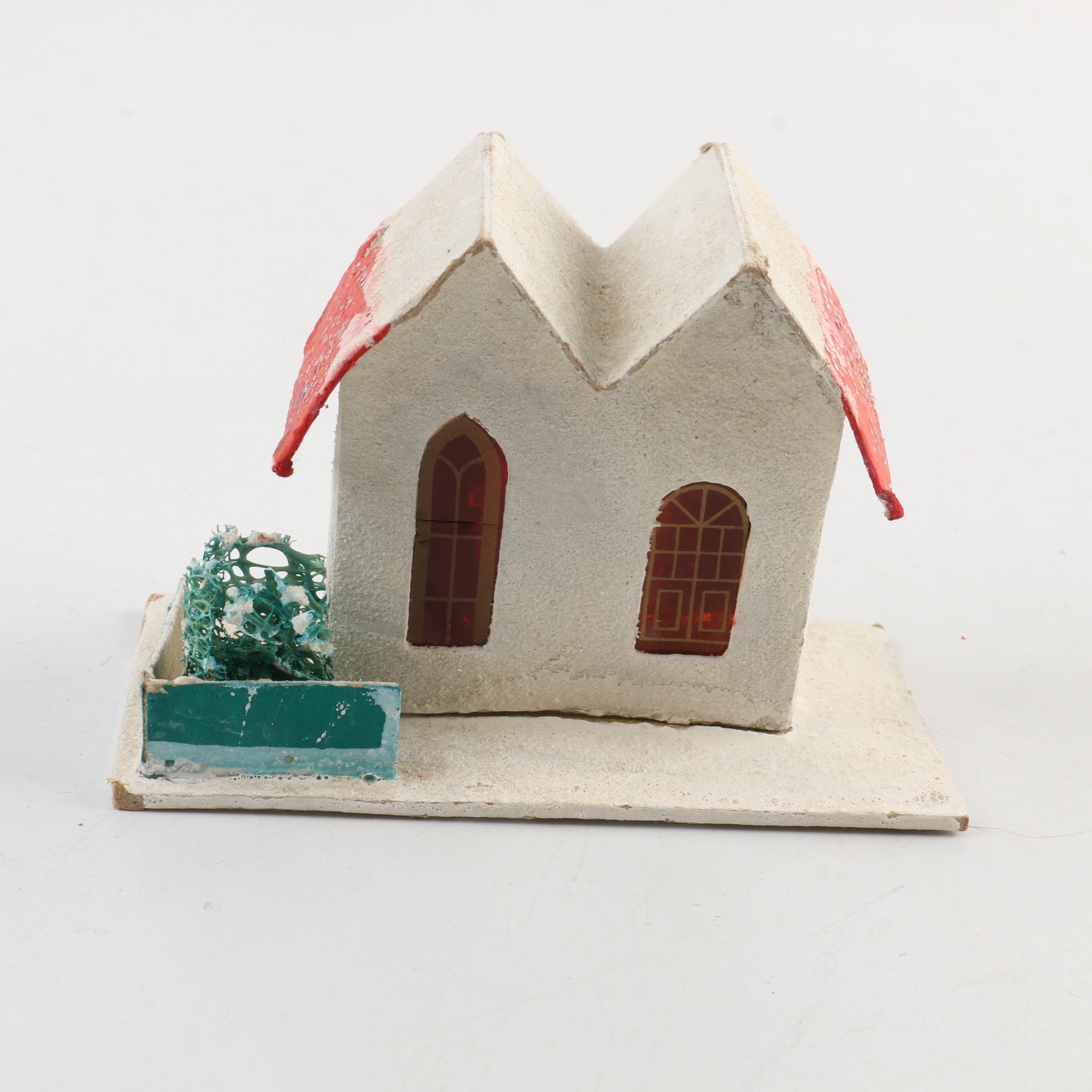 Vintage Putz Style Houses