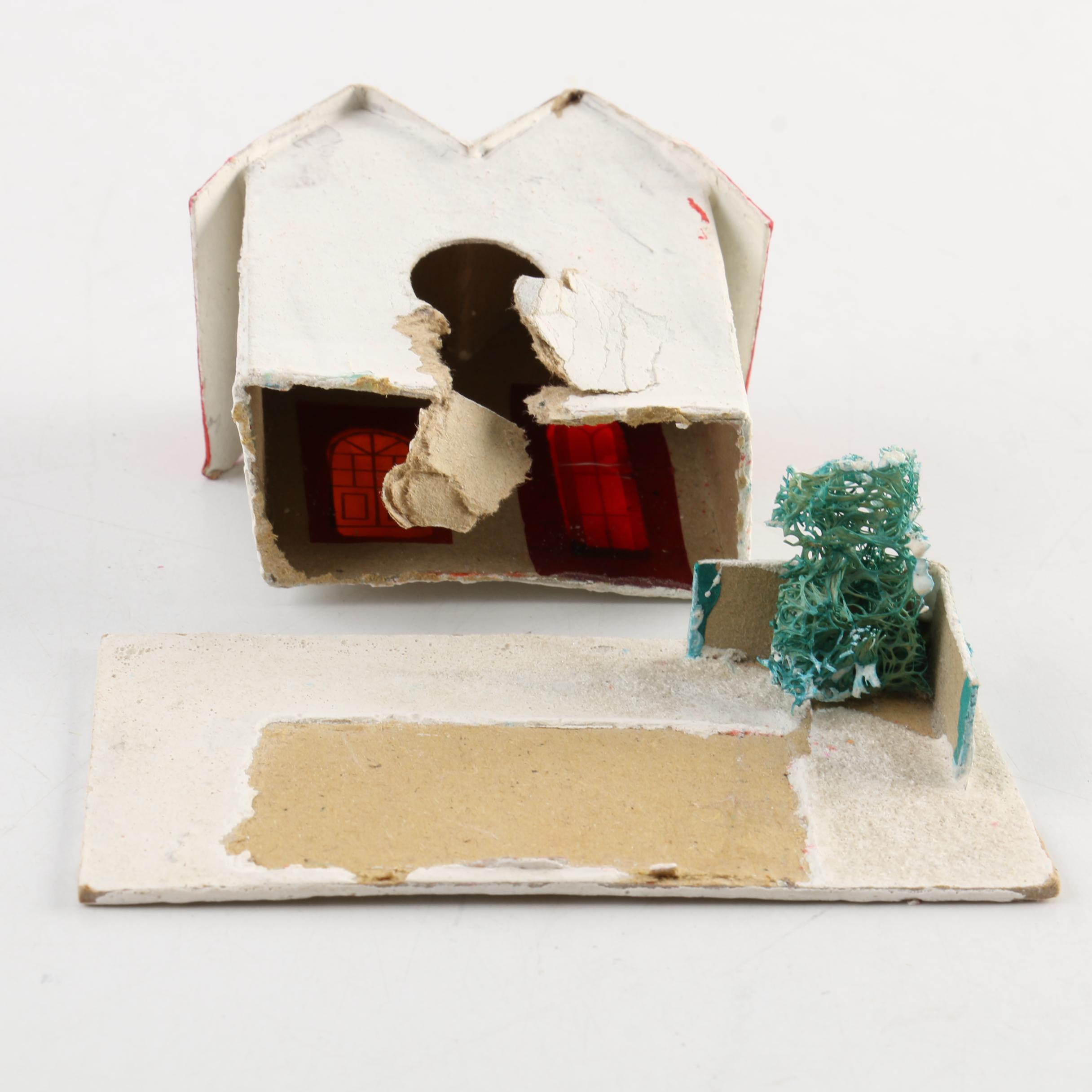 Vintage Putz Style Houses