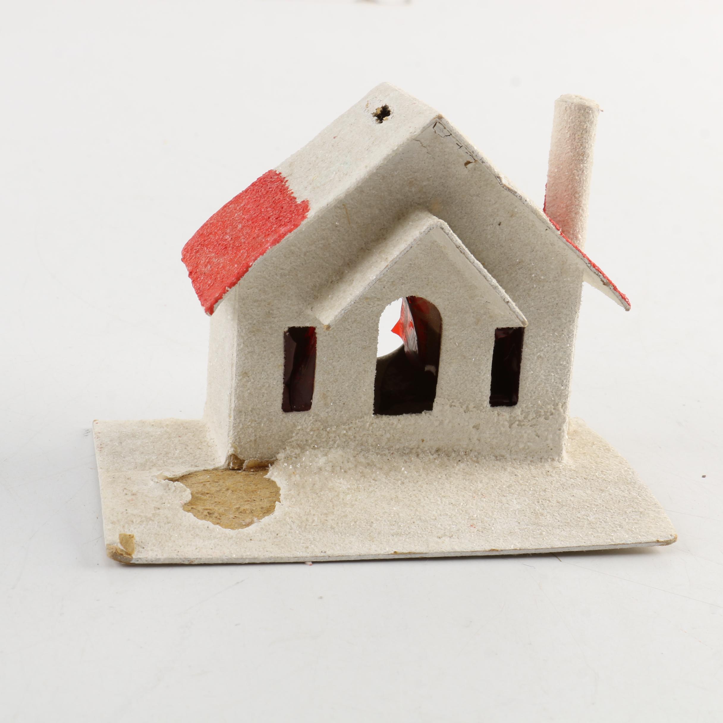 Vintage Putz Style Houses