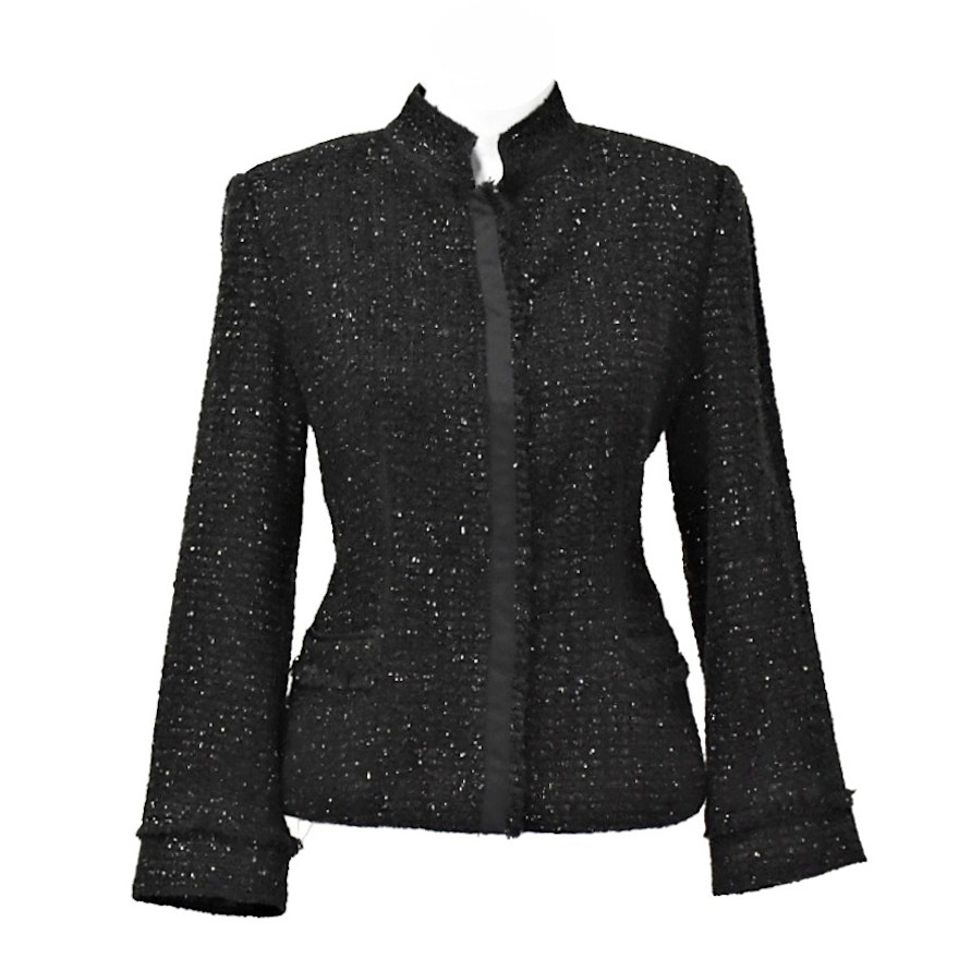 Black Sparkle Armani Collezioni Jacket