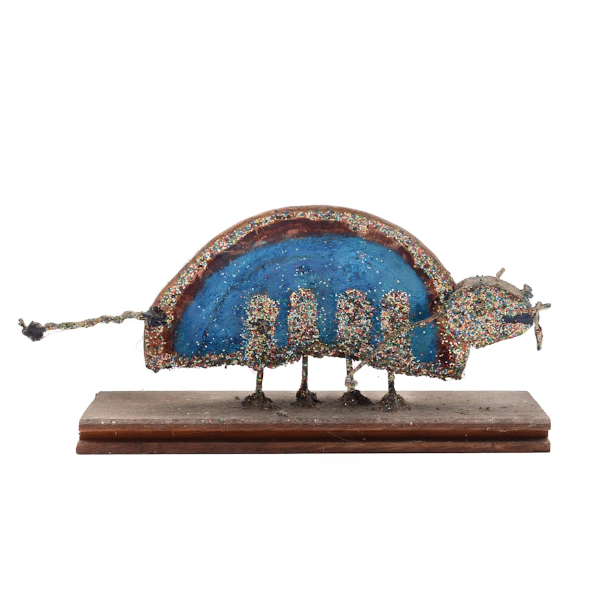 Norman Scott Quinn Folk Art Sculpture "Glitter Bug"