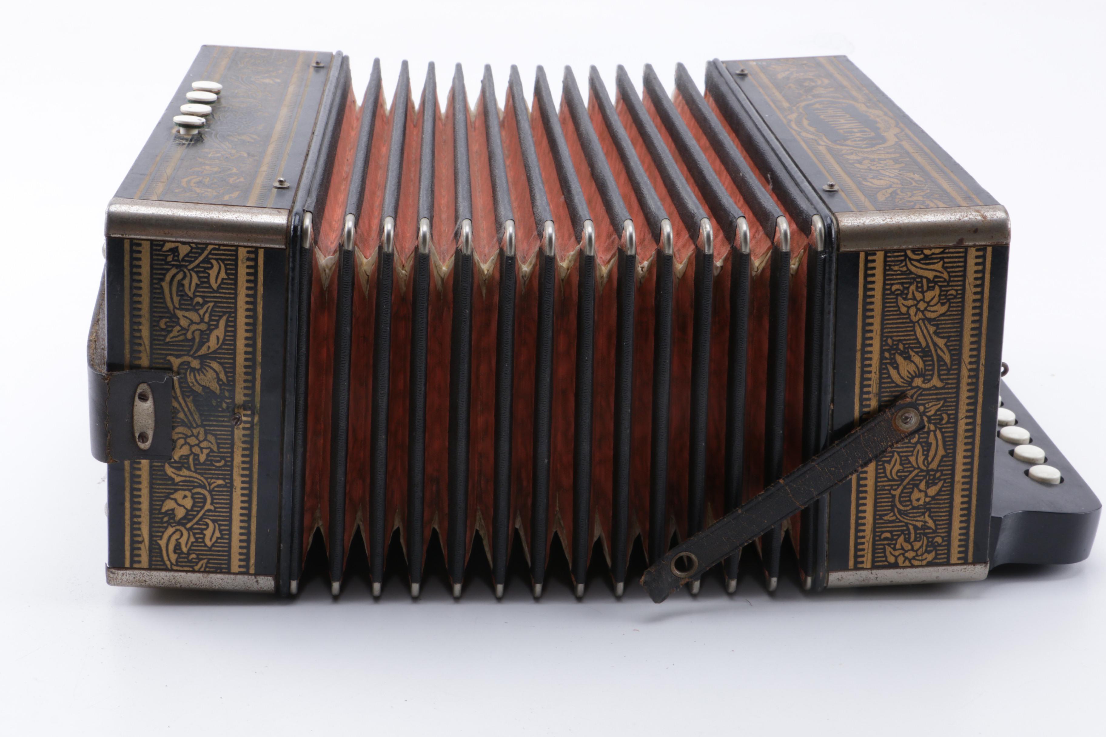 Vintage Hohner Squeeze Box Accordion