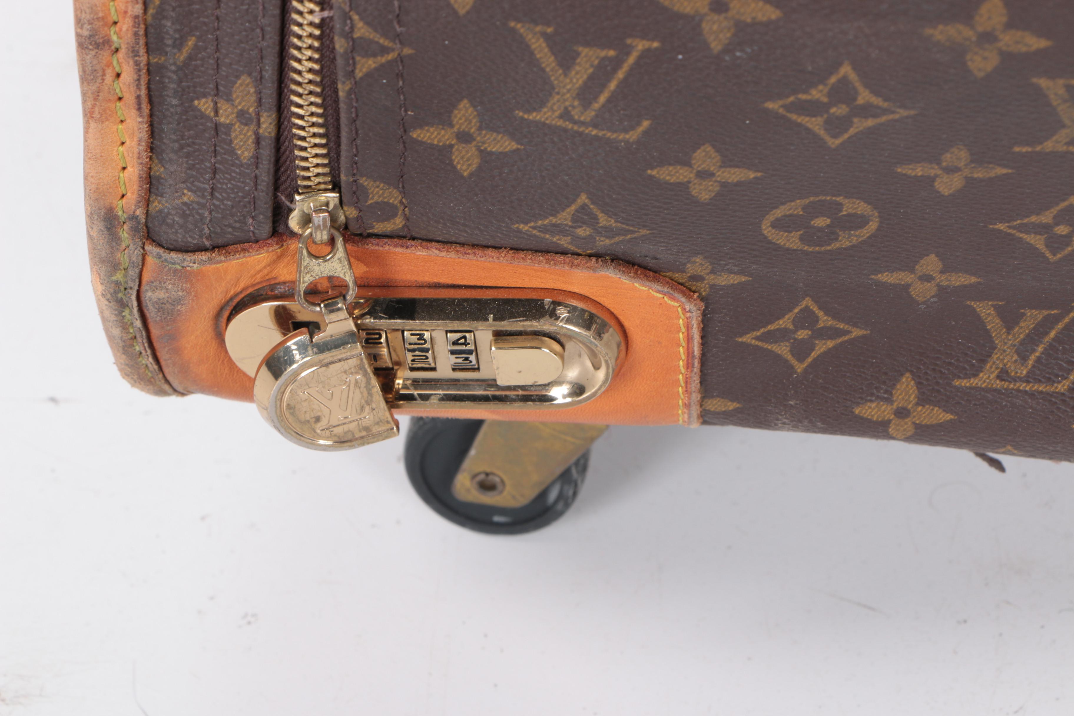 Vintage Louis Vuitton Monogram Rolling Suitcase