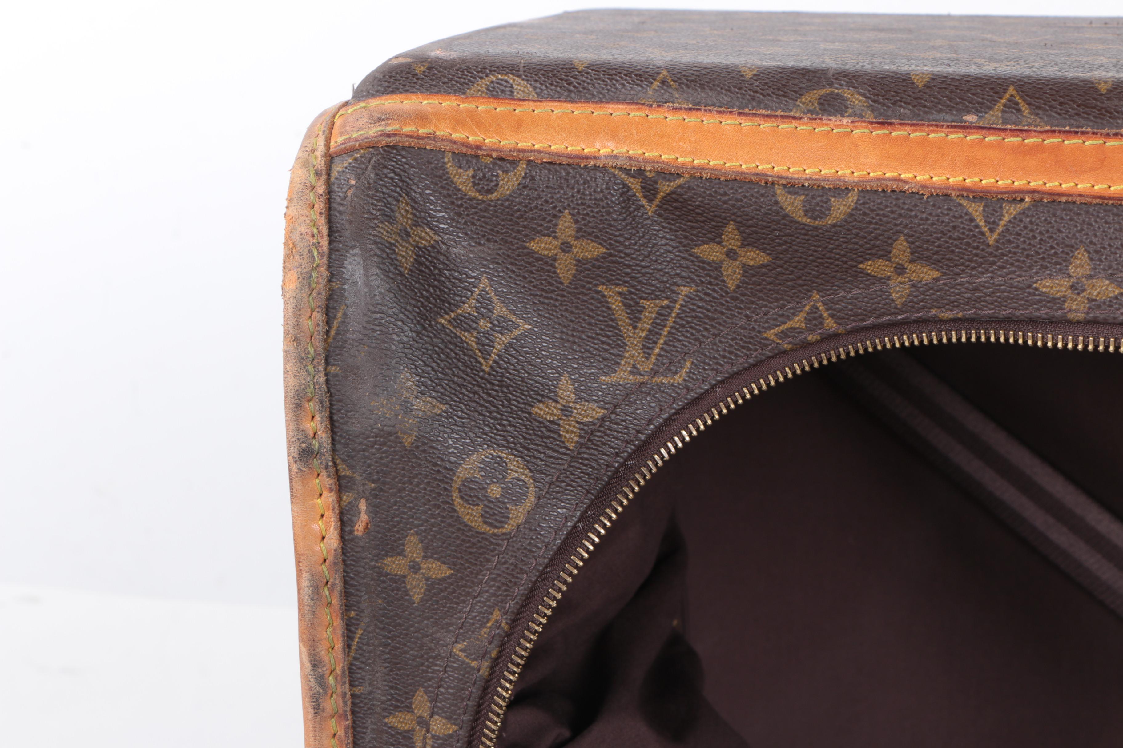 Vintage Louis Vuitton Monogram Rolling Suitcase