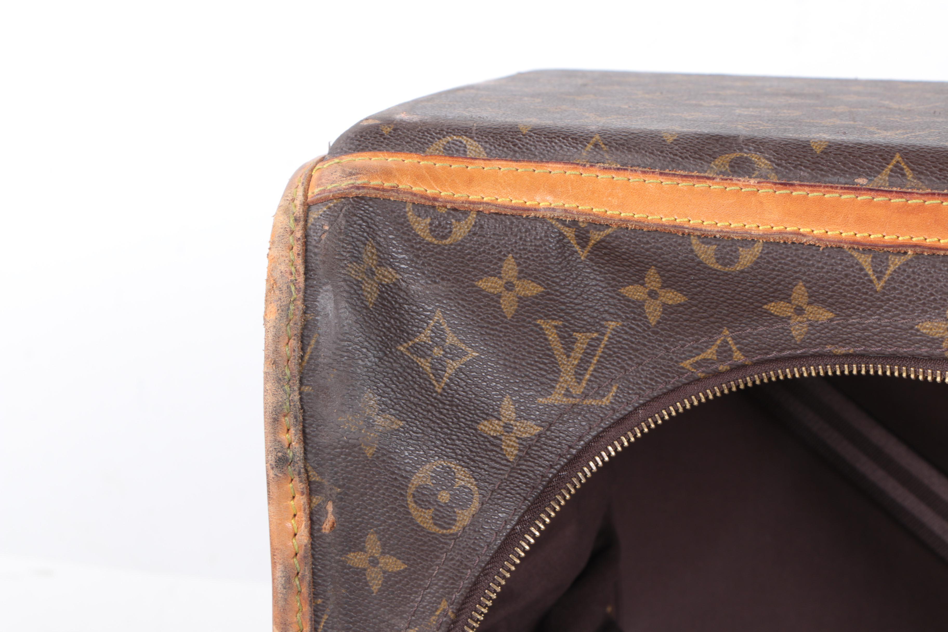 Vintage Louis Vuitton Monogram Rolling Suitcase