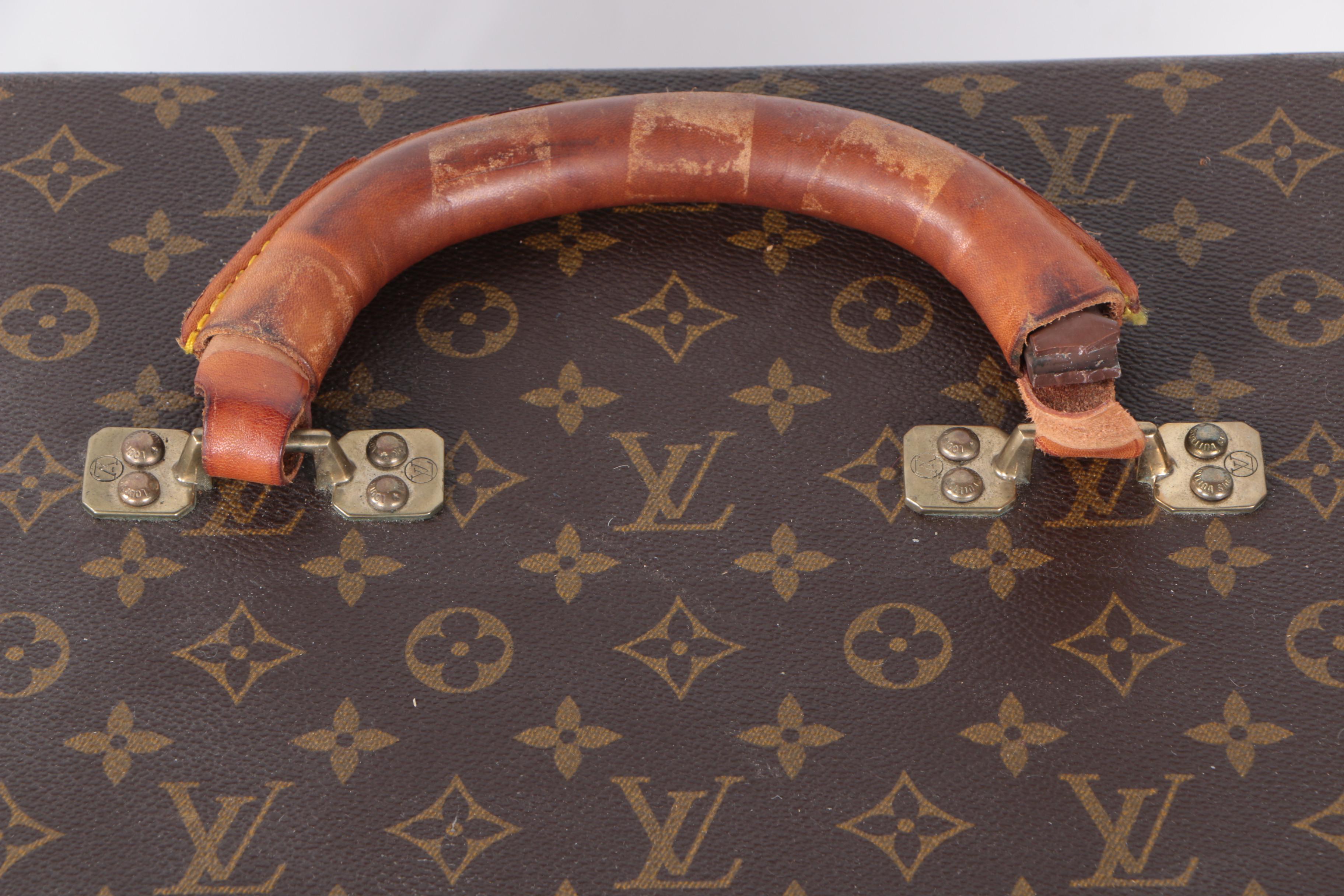 Vintage Louis Vuitton Monogram Rolling Suitcase