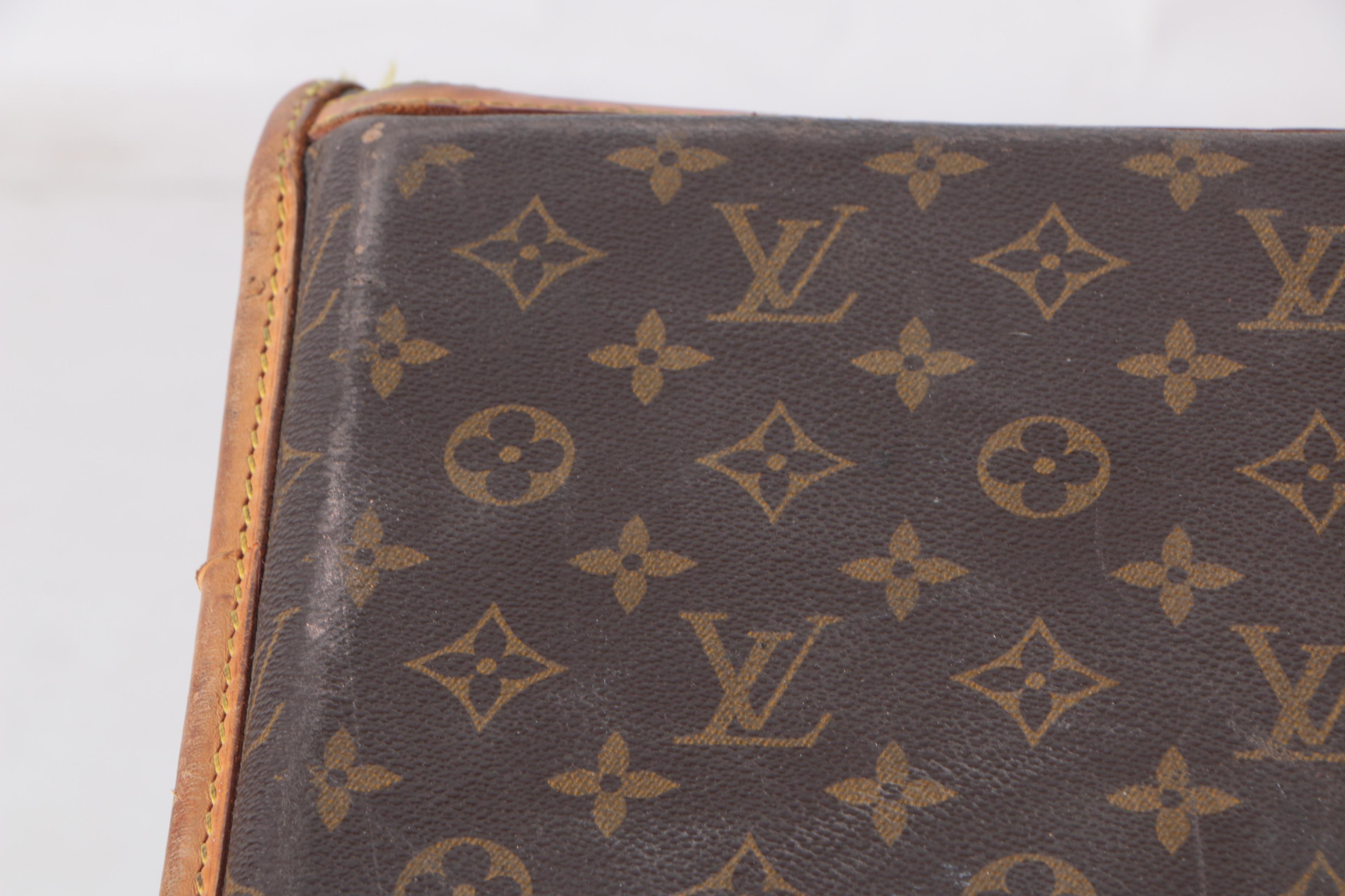 Vintage Louis Vuitton Monogram Rolling Suitcase