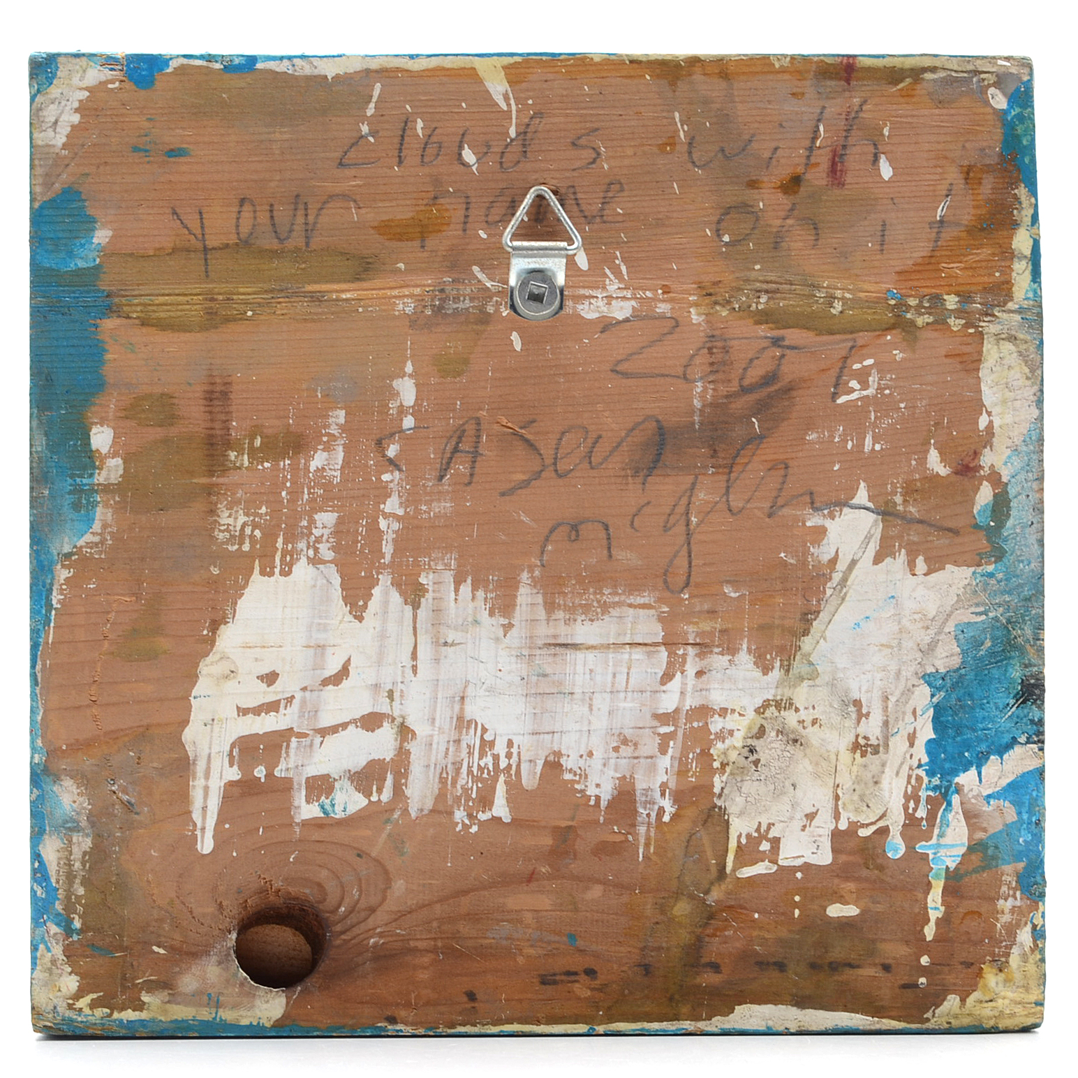 Casey McGlynn Oil Painting on Wood "Clouds with Your Name on It"