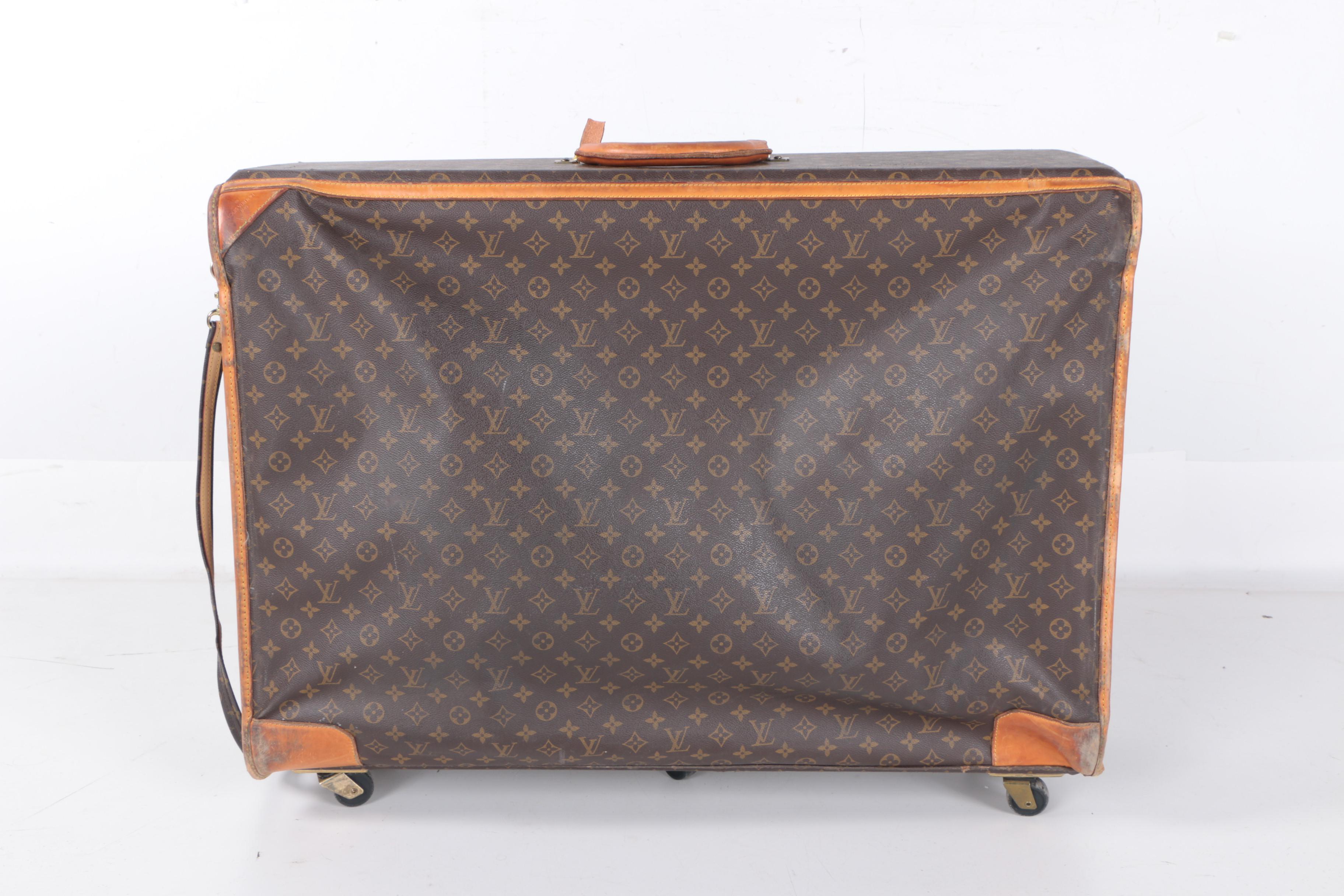 Vintage Louis Vuitton Monogram Rolling Suitcase