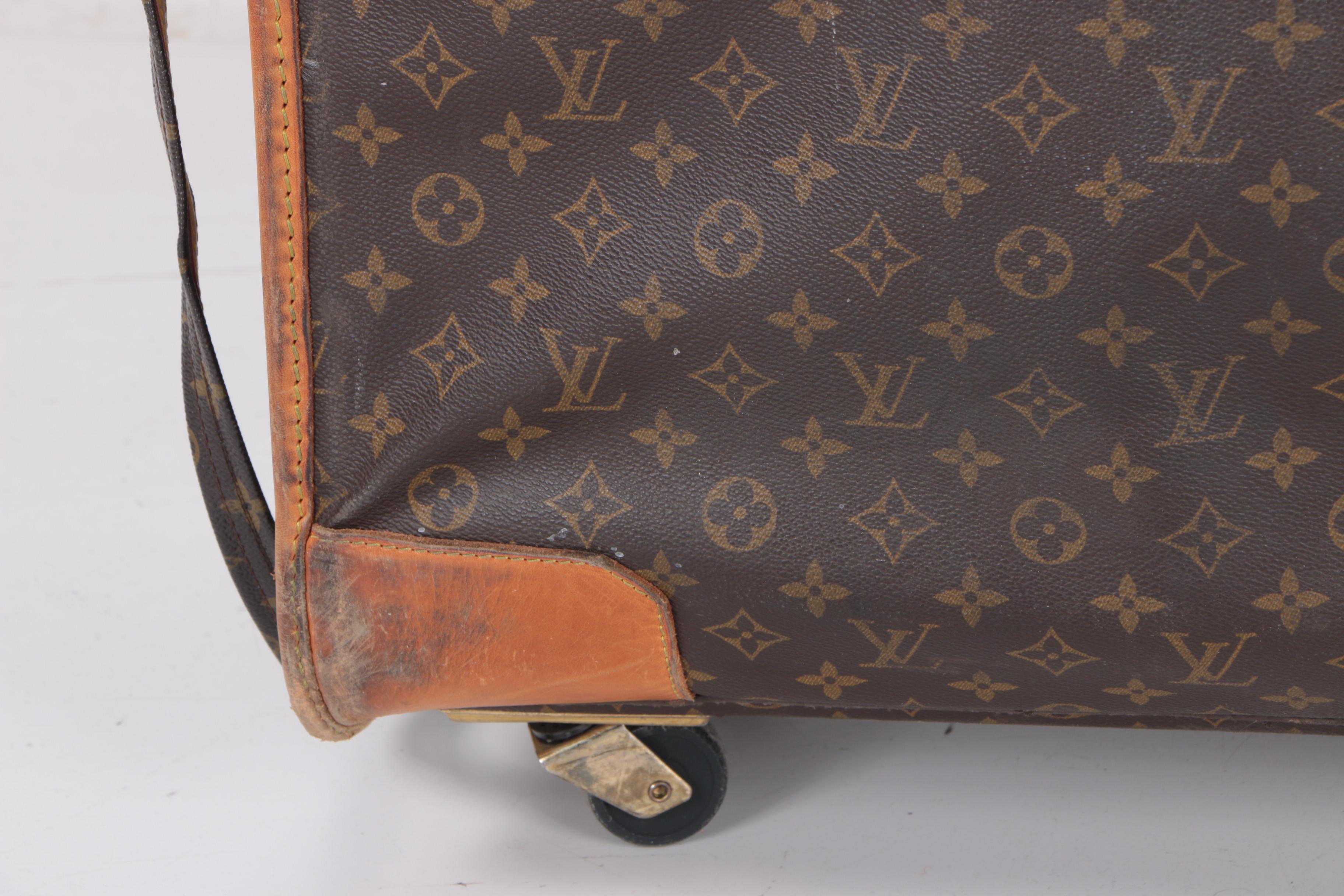 Vintage Louis Vuitton Monogram Rolling Suitcase