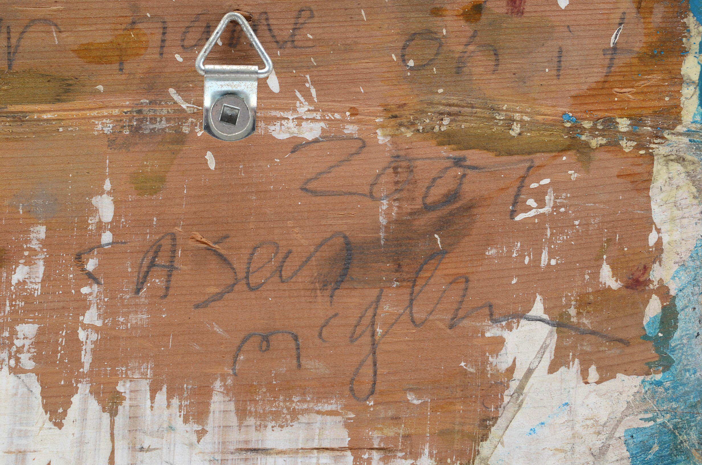 Casey McGlynn Oil Painting on Wood "Clouds with Your Name on It"