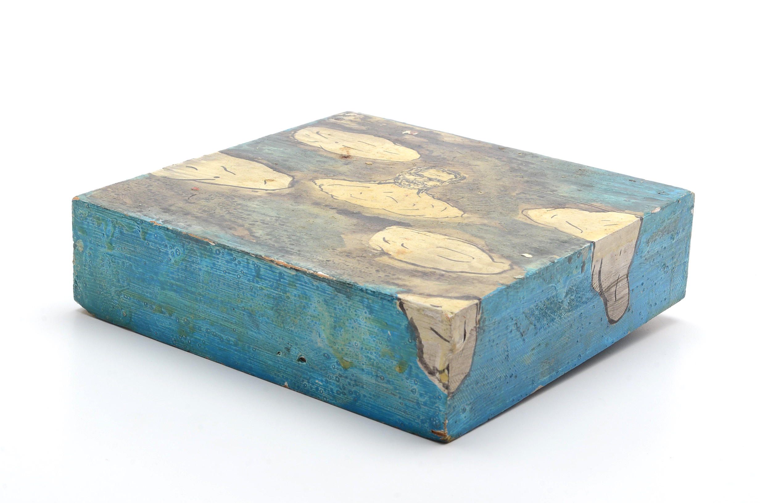 Casey McGlynn Oil Painting on Wood "Clouds with Your Name on It"