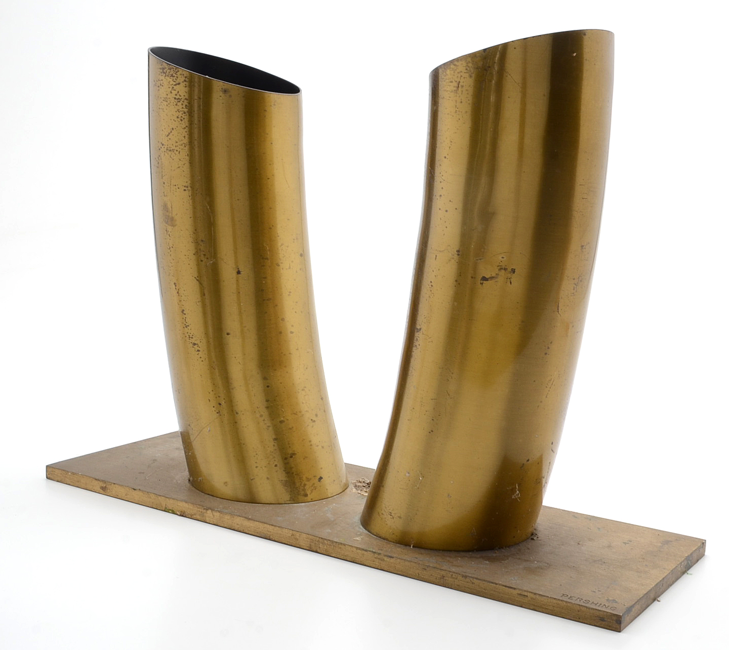 Louise Pershing Brass Sculpture