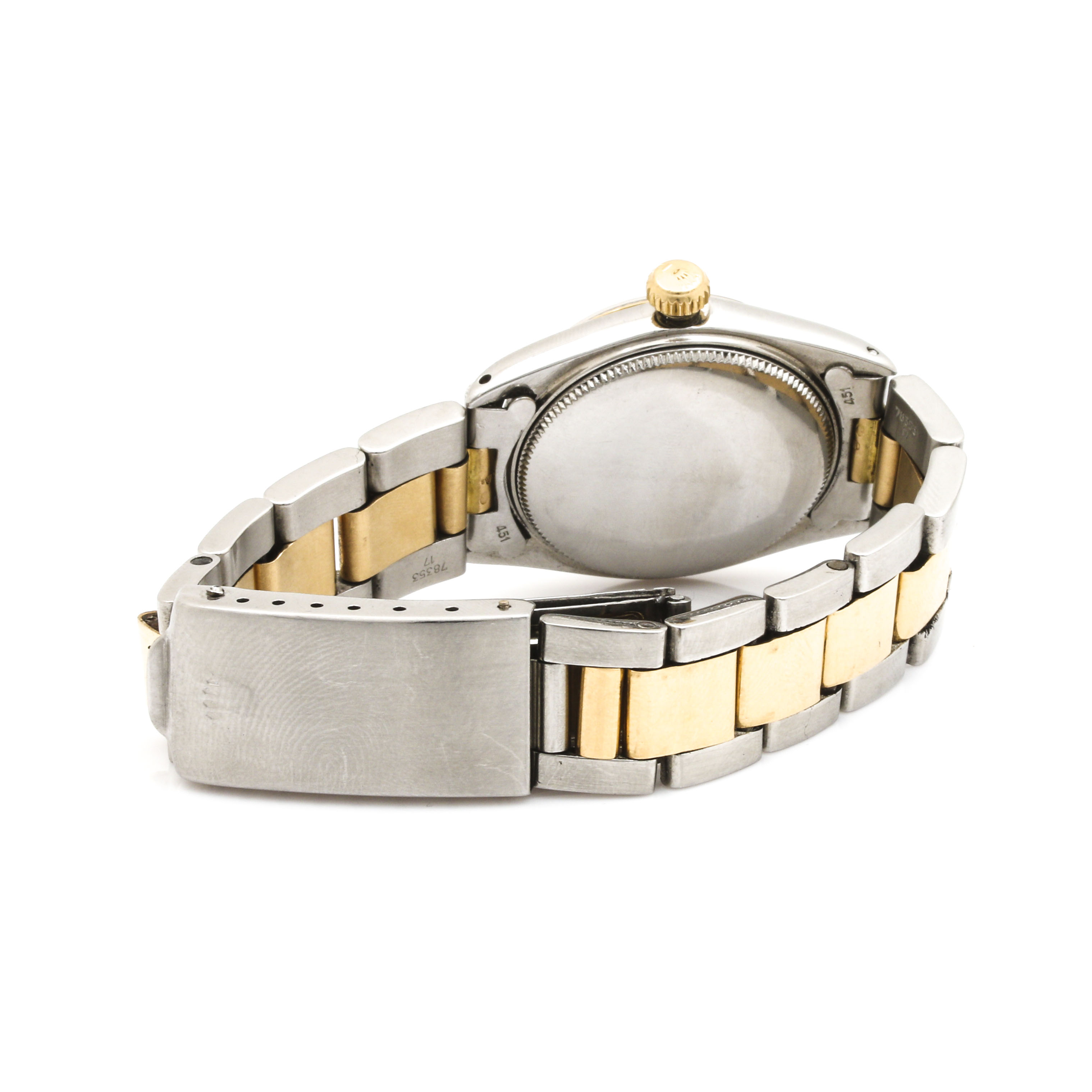 Rolex Oyster Perpetual 14K Yellow Gold Diamond Watch