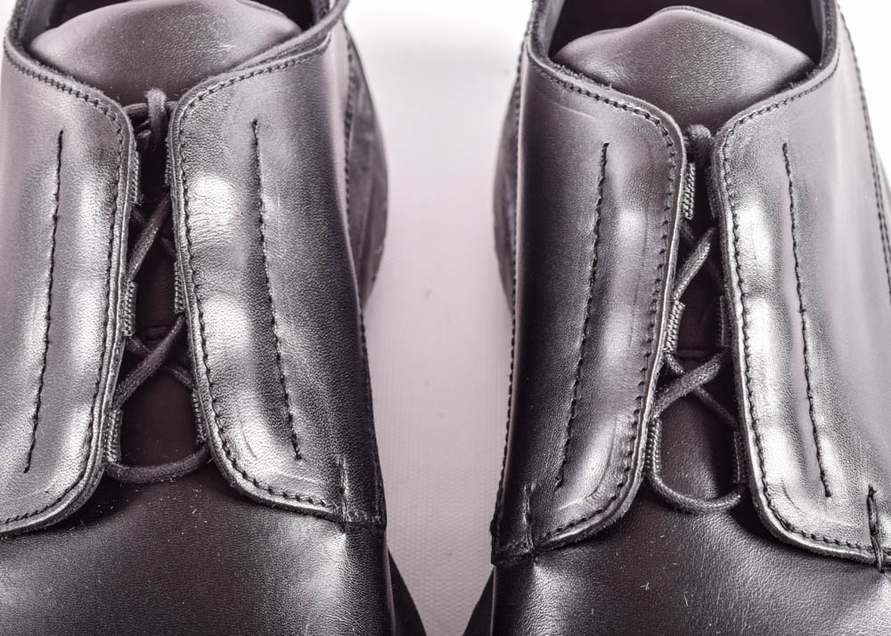 Men's Prada Black Leather Shoes