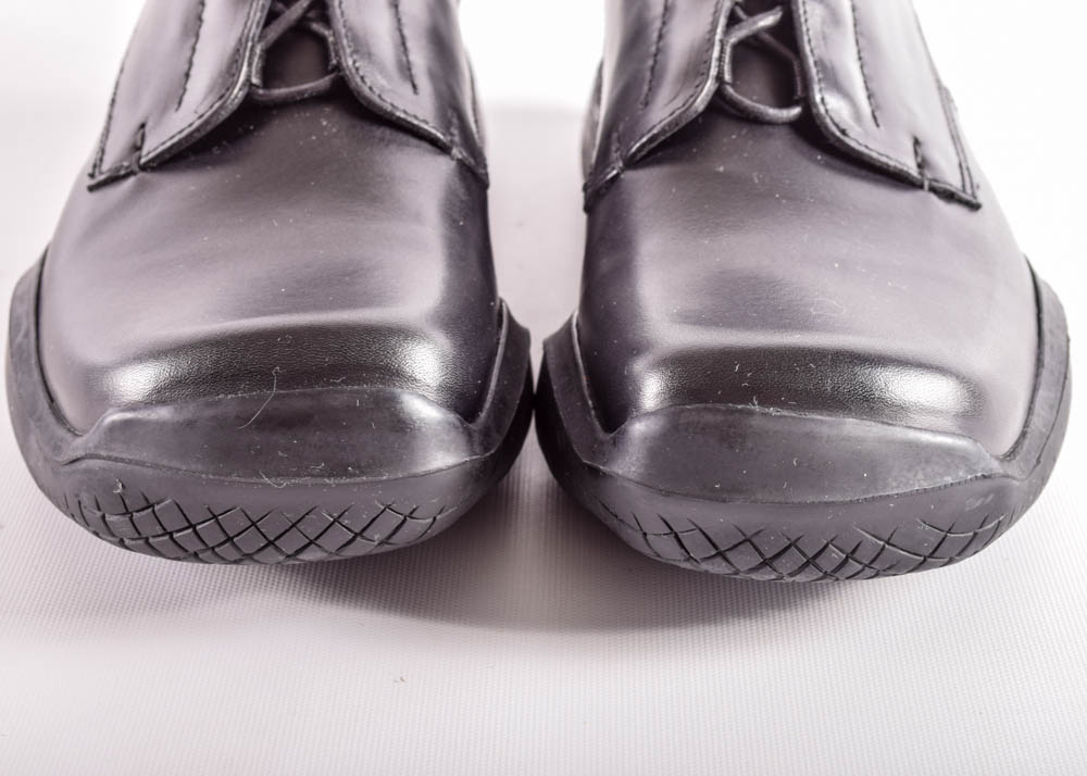 Men's Prada Black Leather Shoes