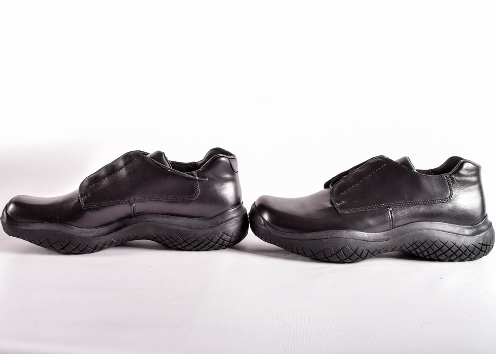 Men's Prada Black Leather Shoes