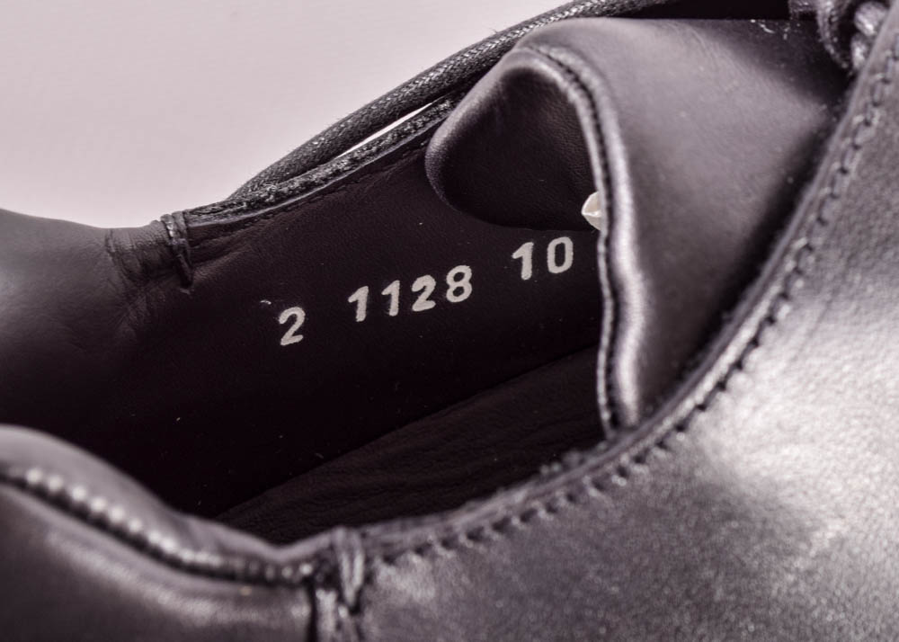 Men's Prada Black Leather Shoes