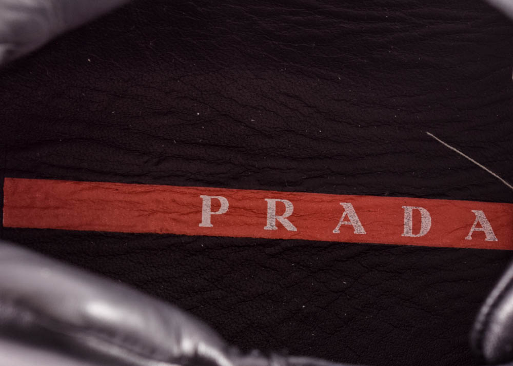 Men's Prada Black Leather Shoes