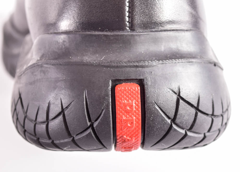 Men's Prada Black Leather Shoes