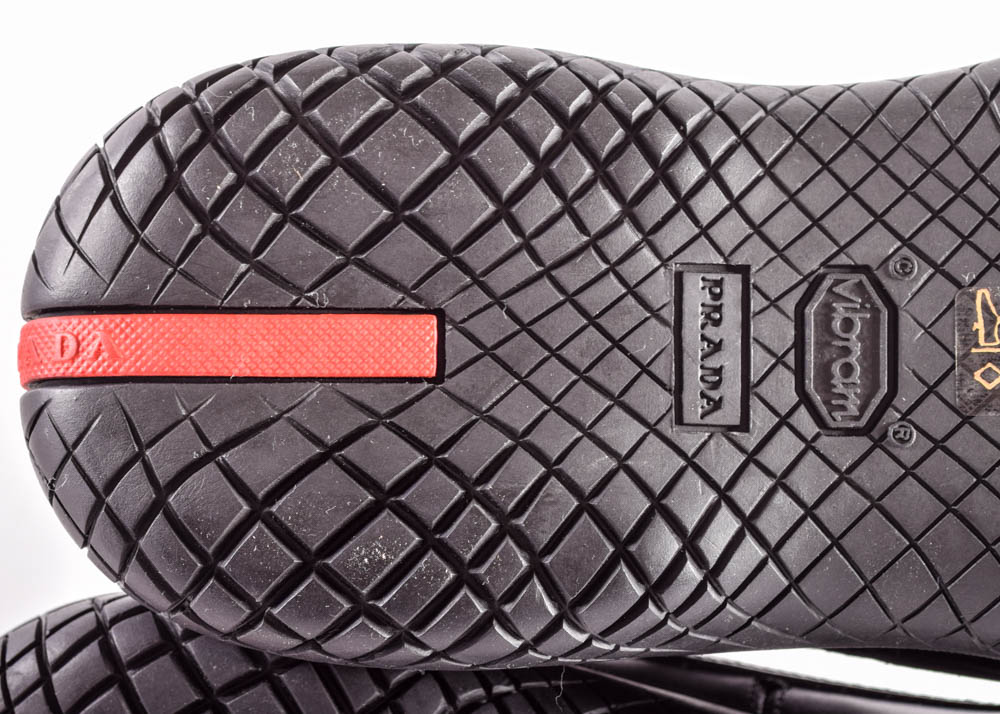 Men's Prada Black Leather Shoes