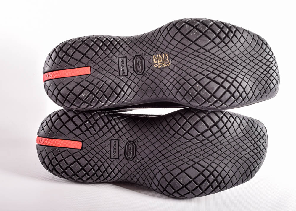 Men's Prada Black Leather Shoes