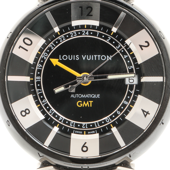 Louis Vuitton Automatique GMT Stainless Steel Watch
