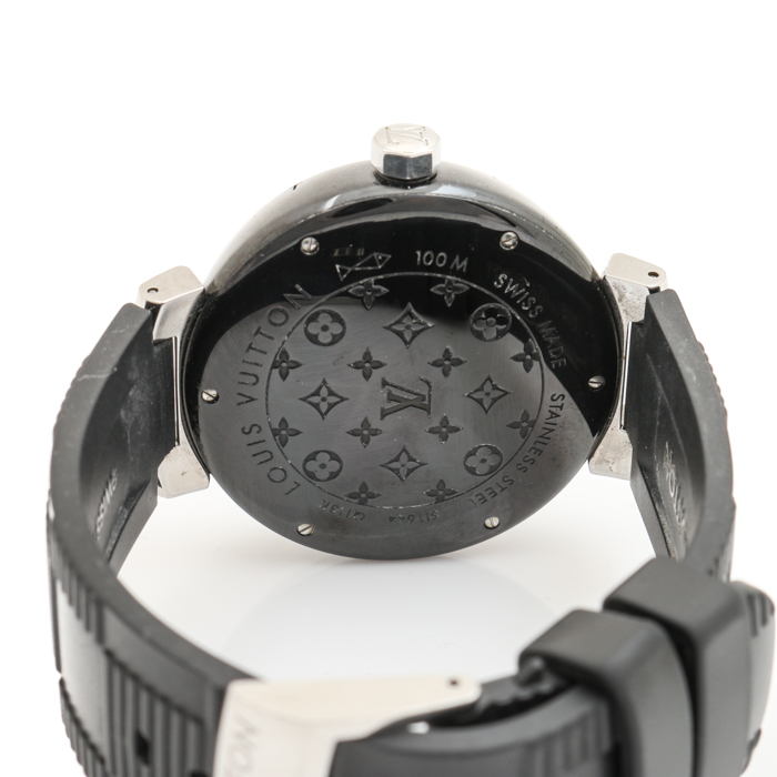 Louis Vuitton Automatique GMT Stainless Steel Watch
