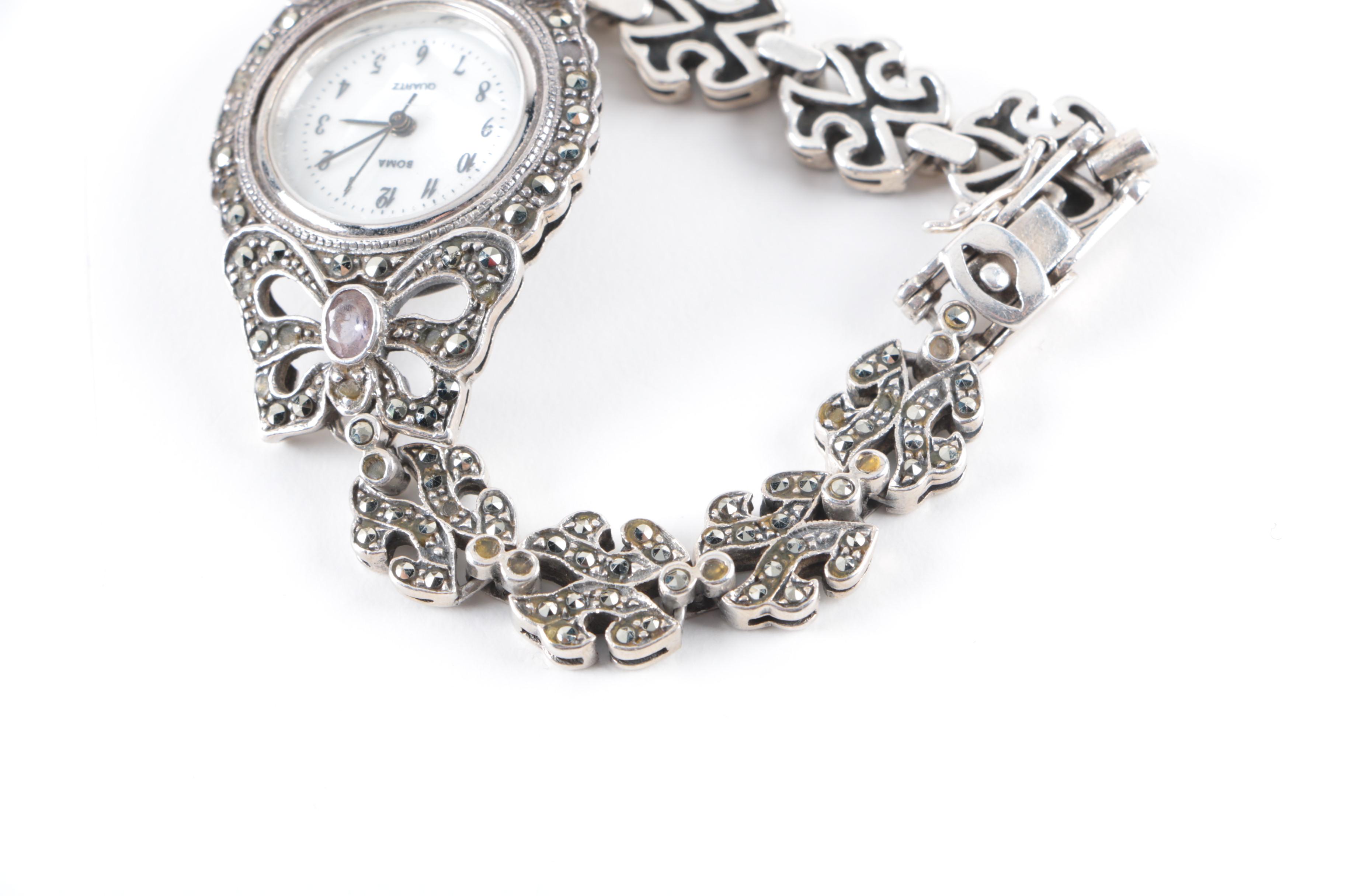 Sterling Silver Watches including Judith Ripka and Boma