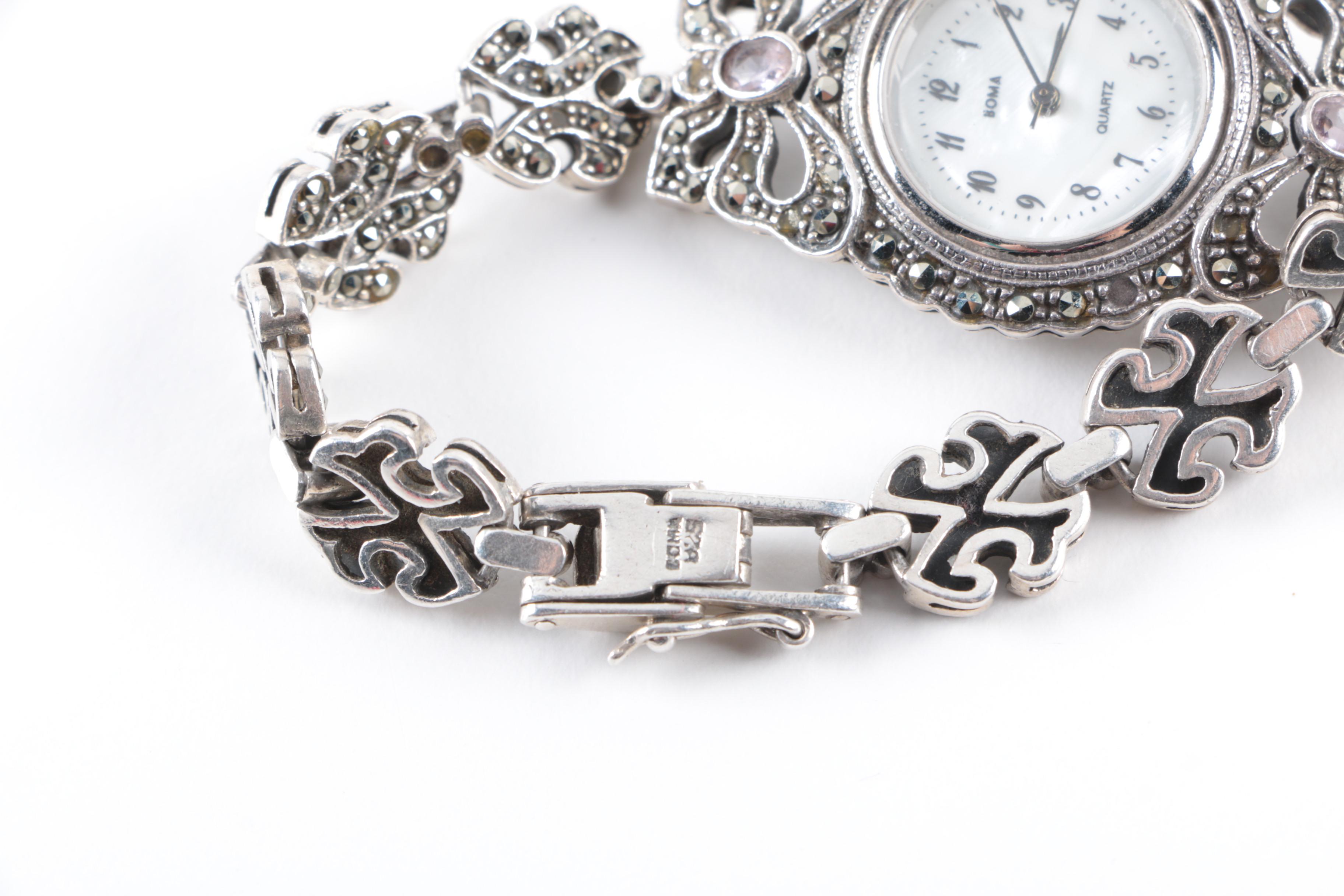 Sterling Silver Watches including Judith Ripka and Boma
