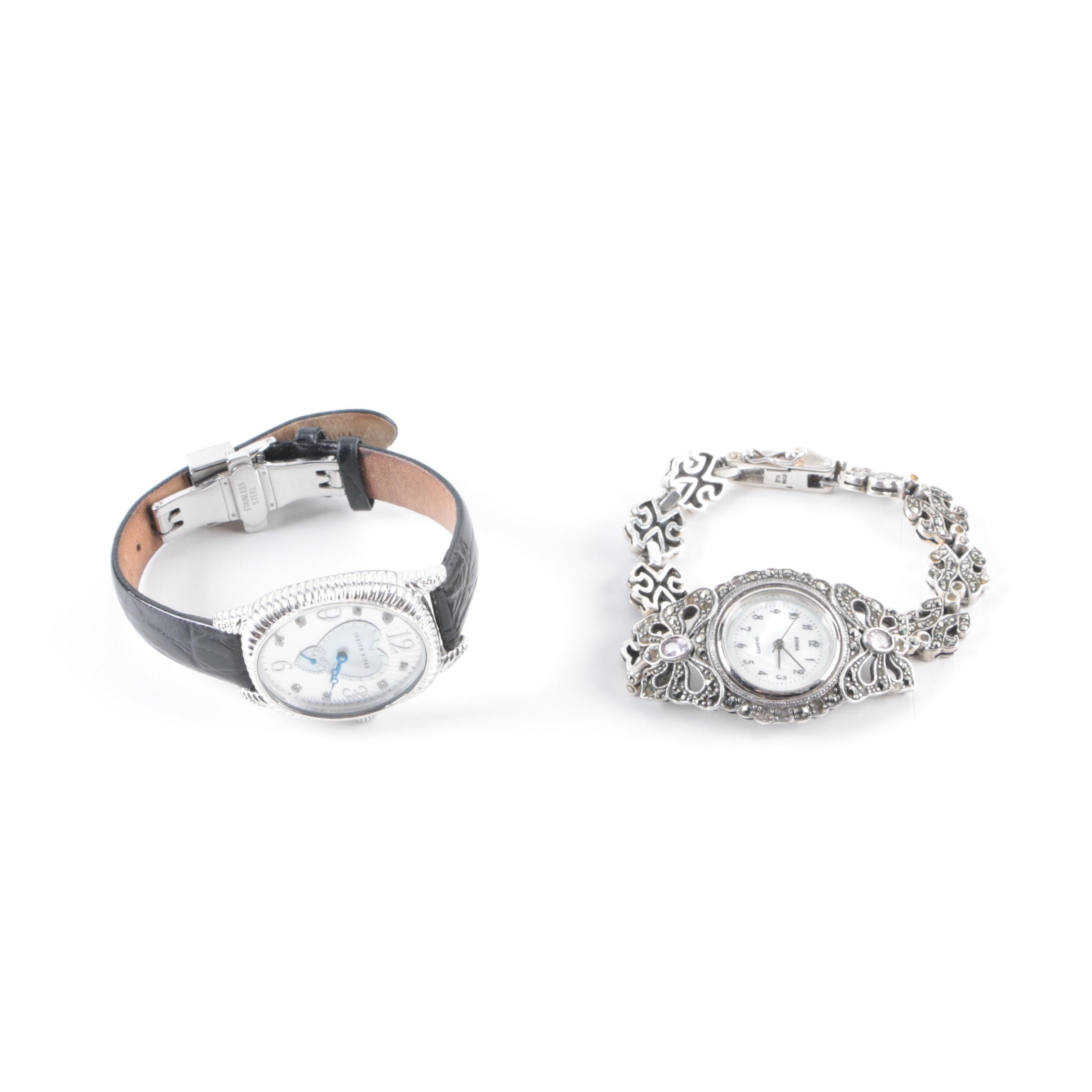 Sterling Silver Watches including Judith Ripka and Boma