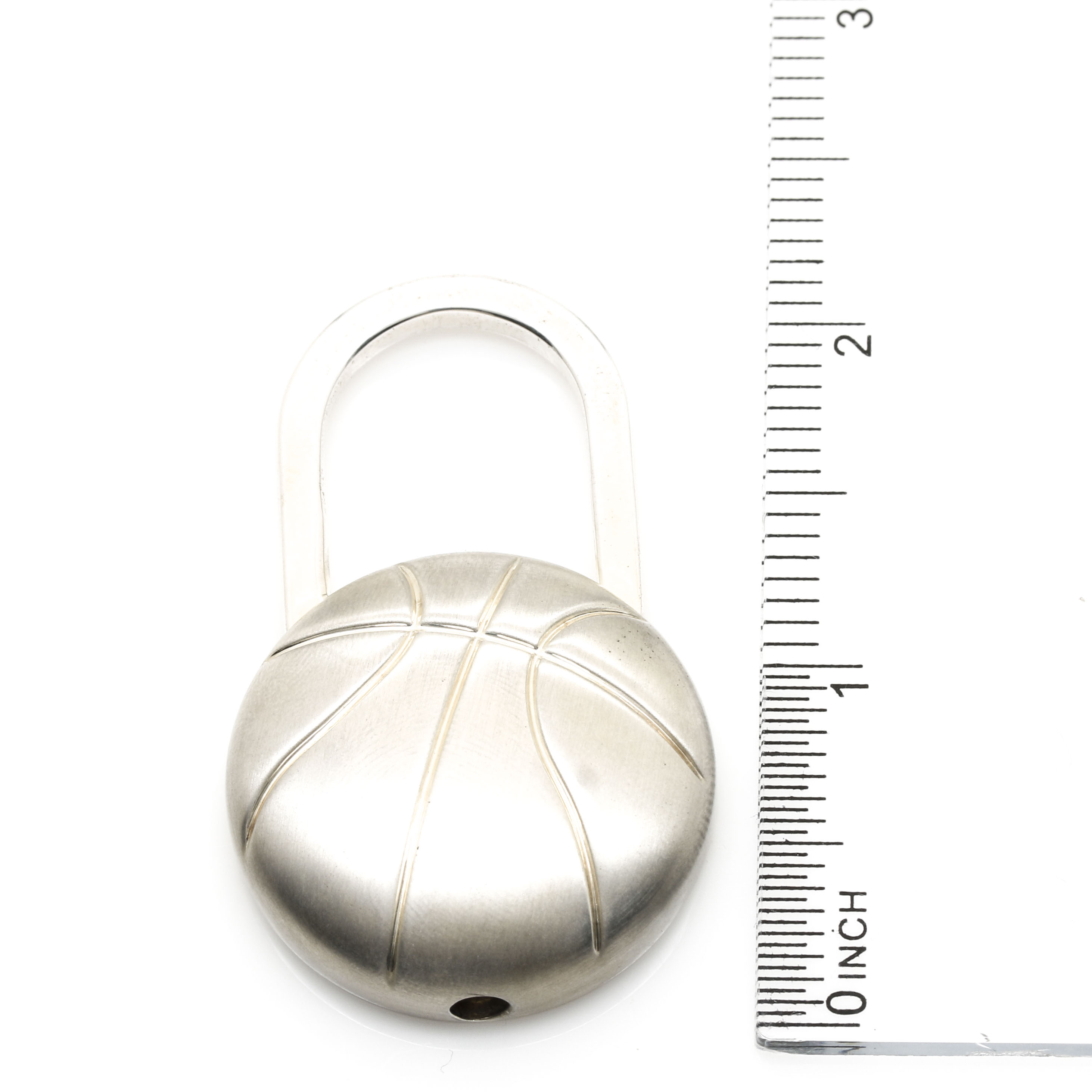 Tiffany & Co. Sterling Silver Basketball Key Chain