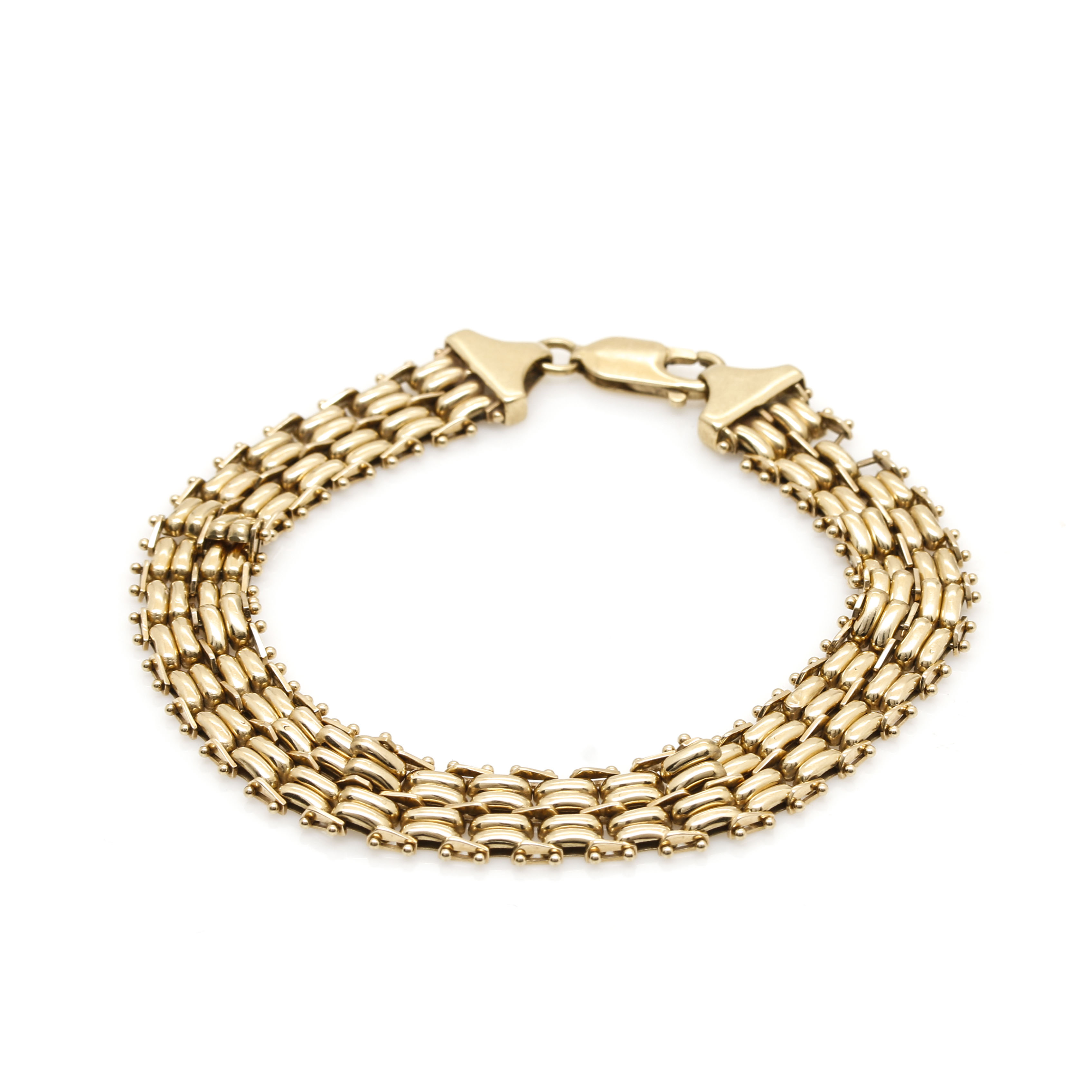 14K Yellow Gold Link Bracelet