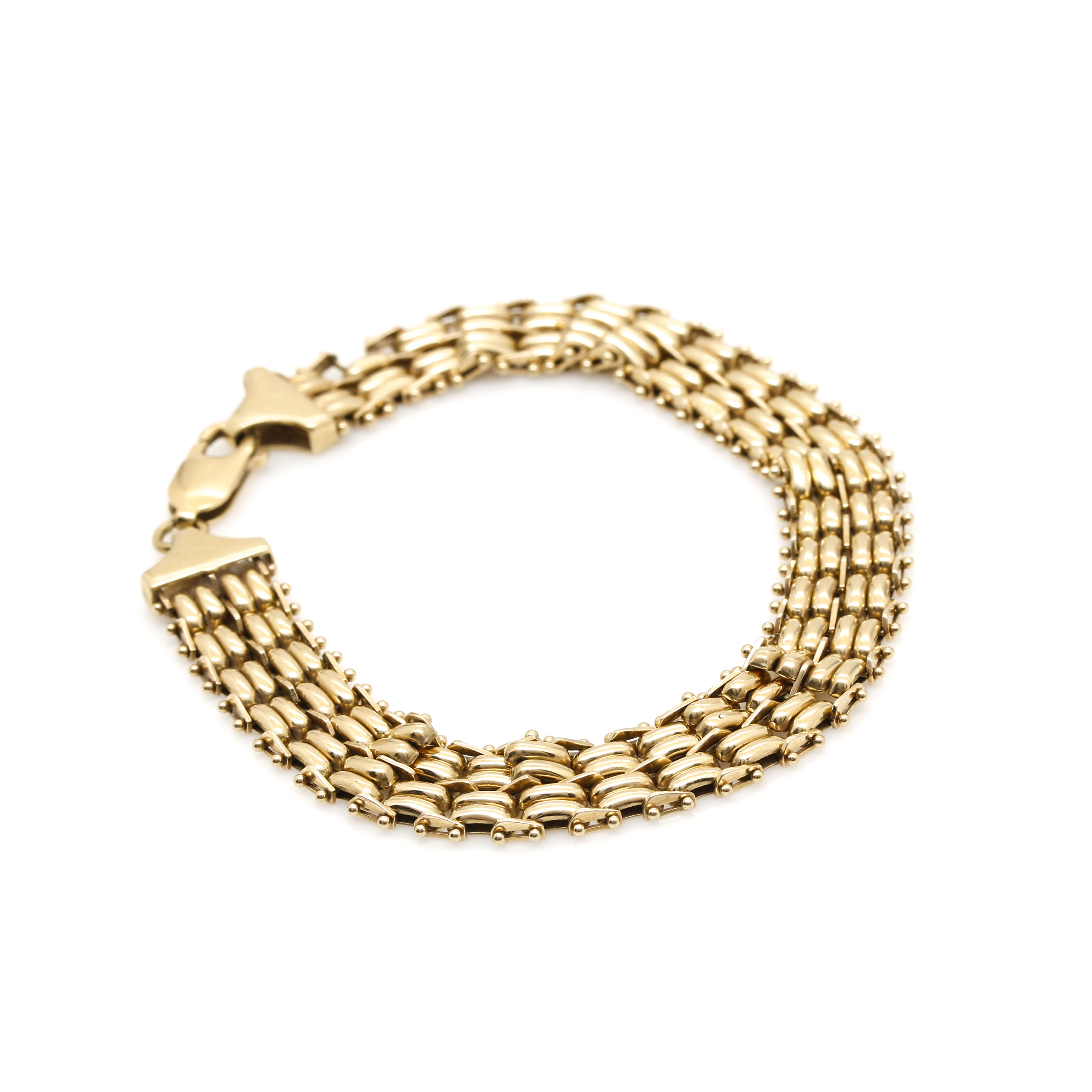 14K Yellow Gold Link Bracelet